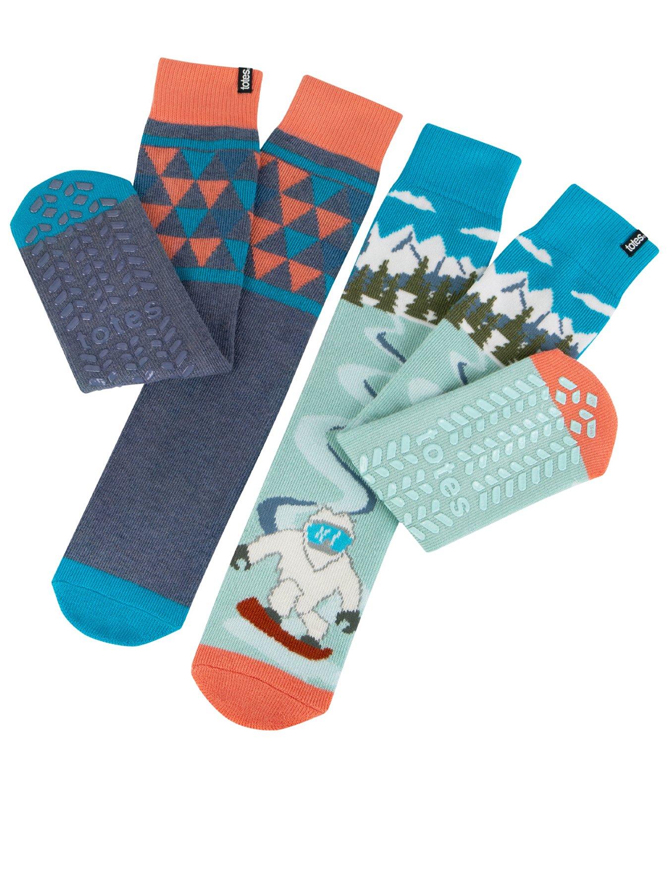 totes-2-pair-original-yeti-slipper-socks-multi