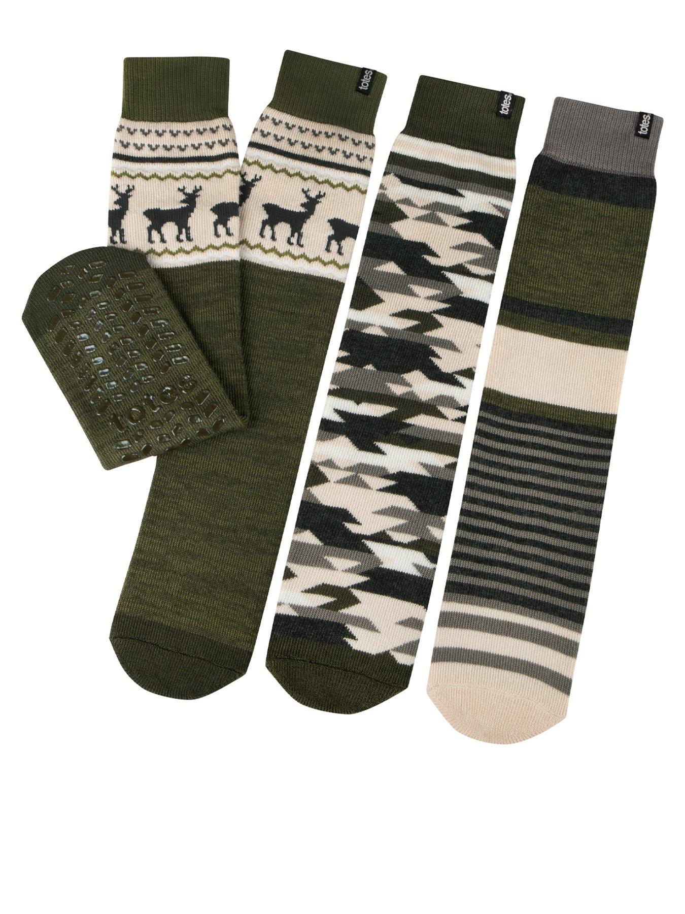 totes-totes-3-pack-camo-stag-slipper-socks