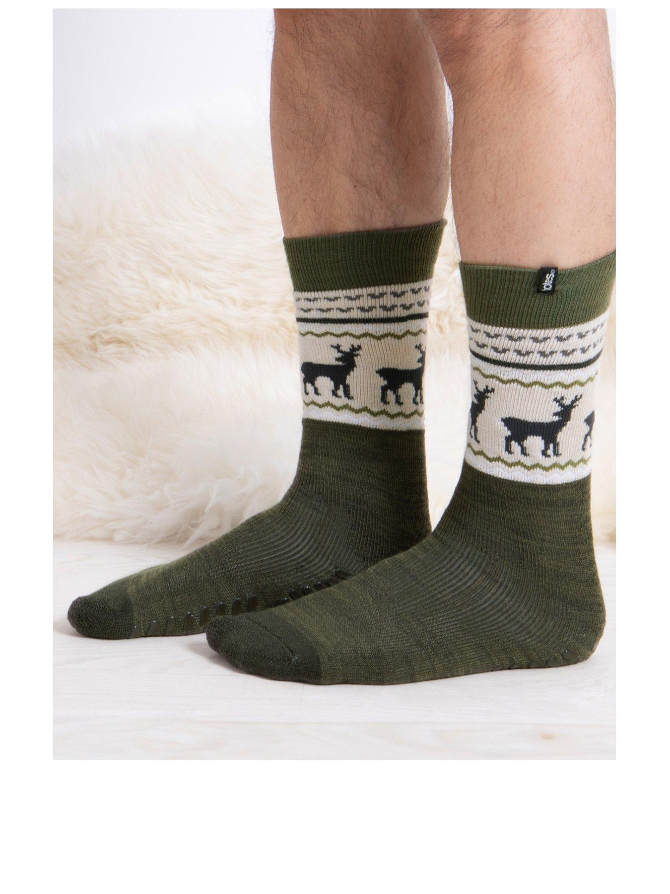 totes-totes-3-pack-camo-stag-slipper-socksstillFront