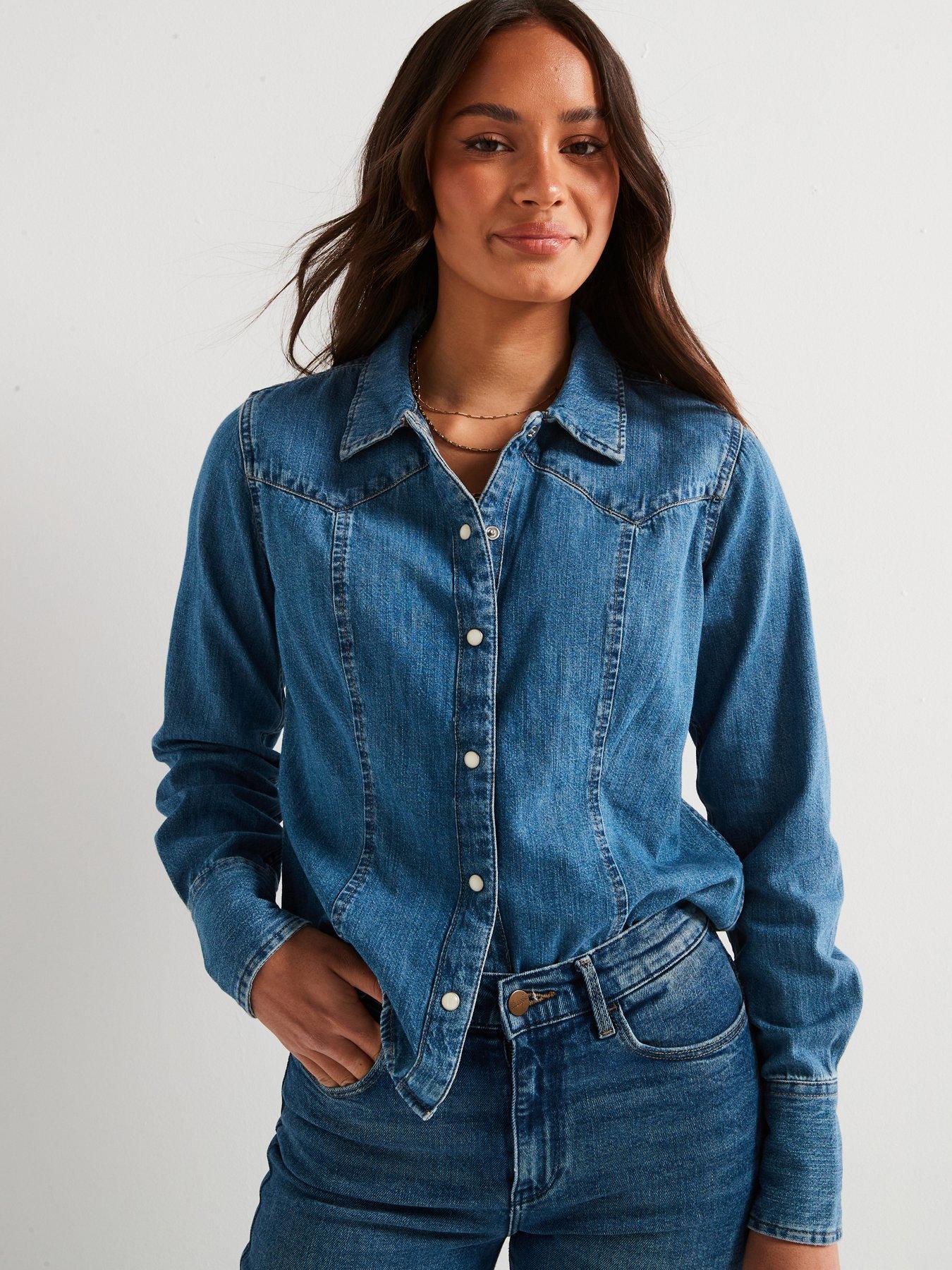 wrangler-denim-shirt-blue