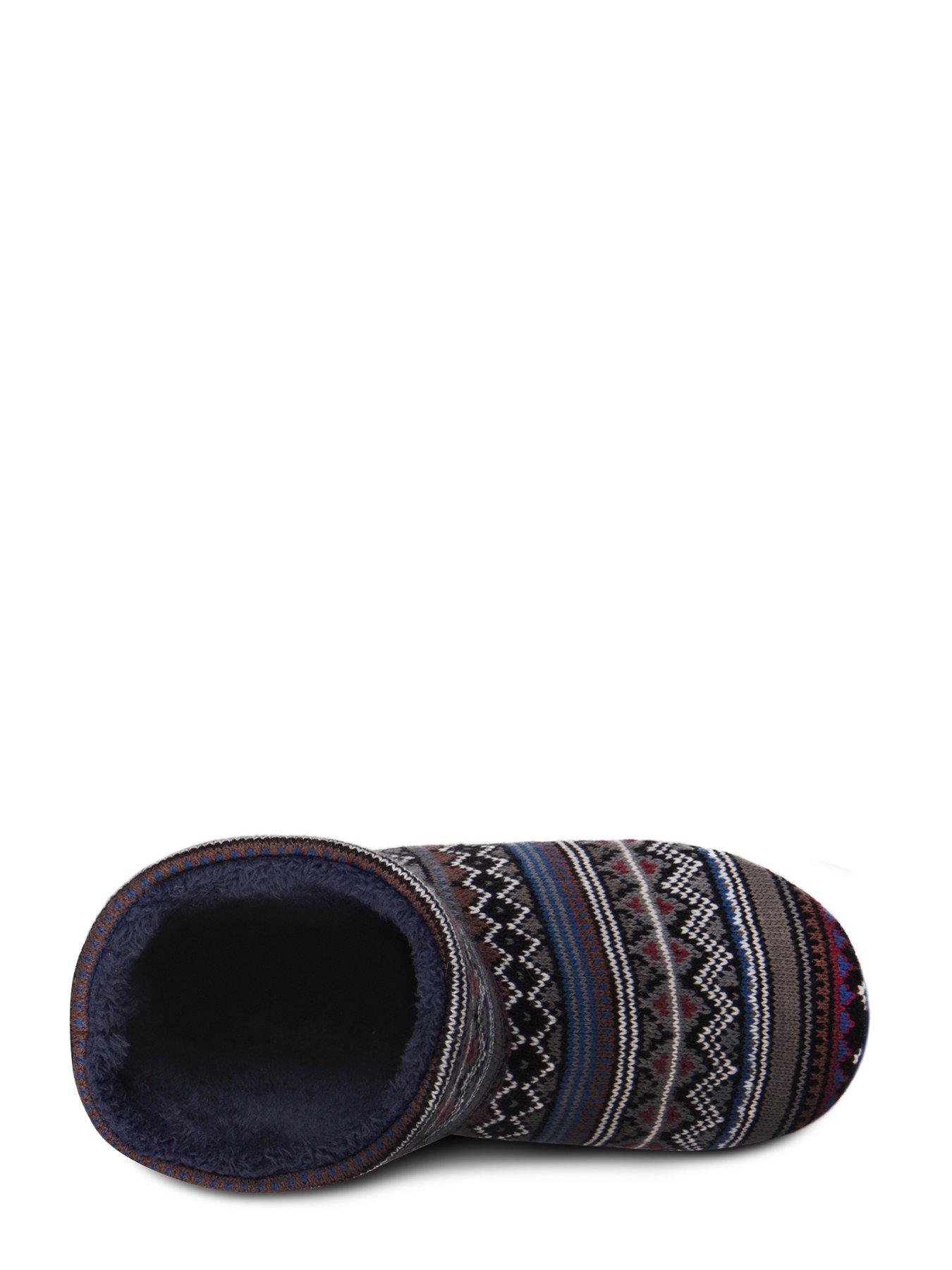 totes-totes-fairisle-knitted-boot-slippersoutfit