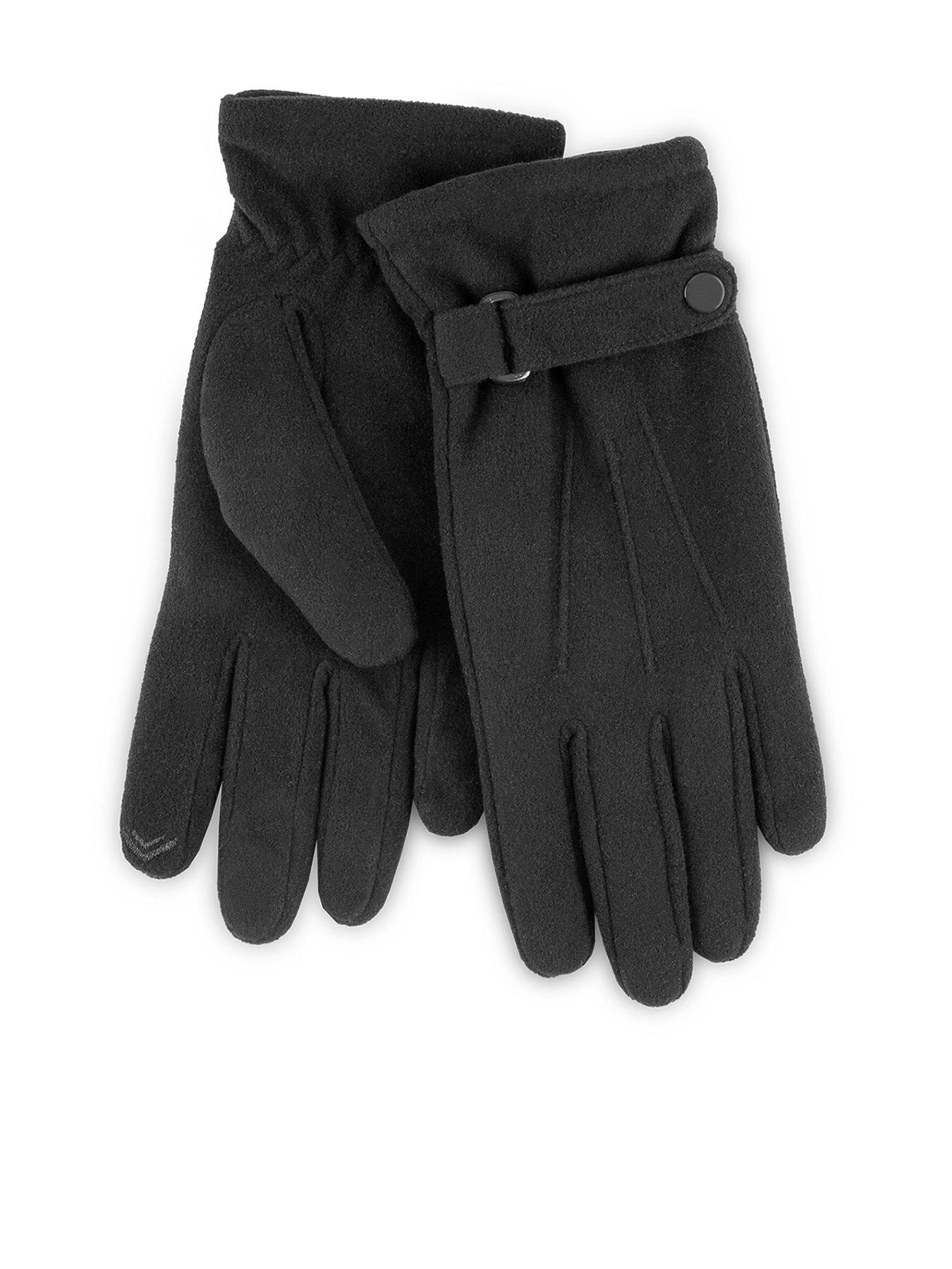 totes-wrist-strap-smartouch-fleece-knitted-gloves-black