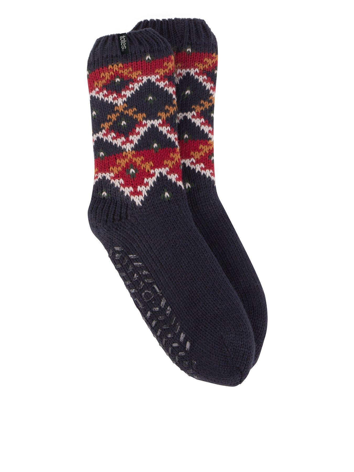 totes-totes-1-pair-fairisle-sherpa-lined-slipper-socks