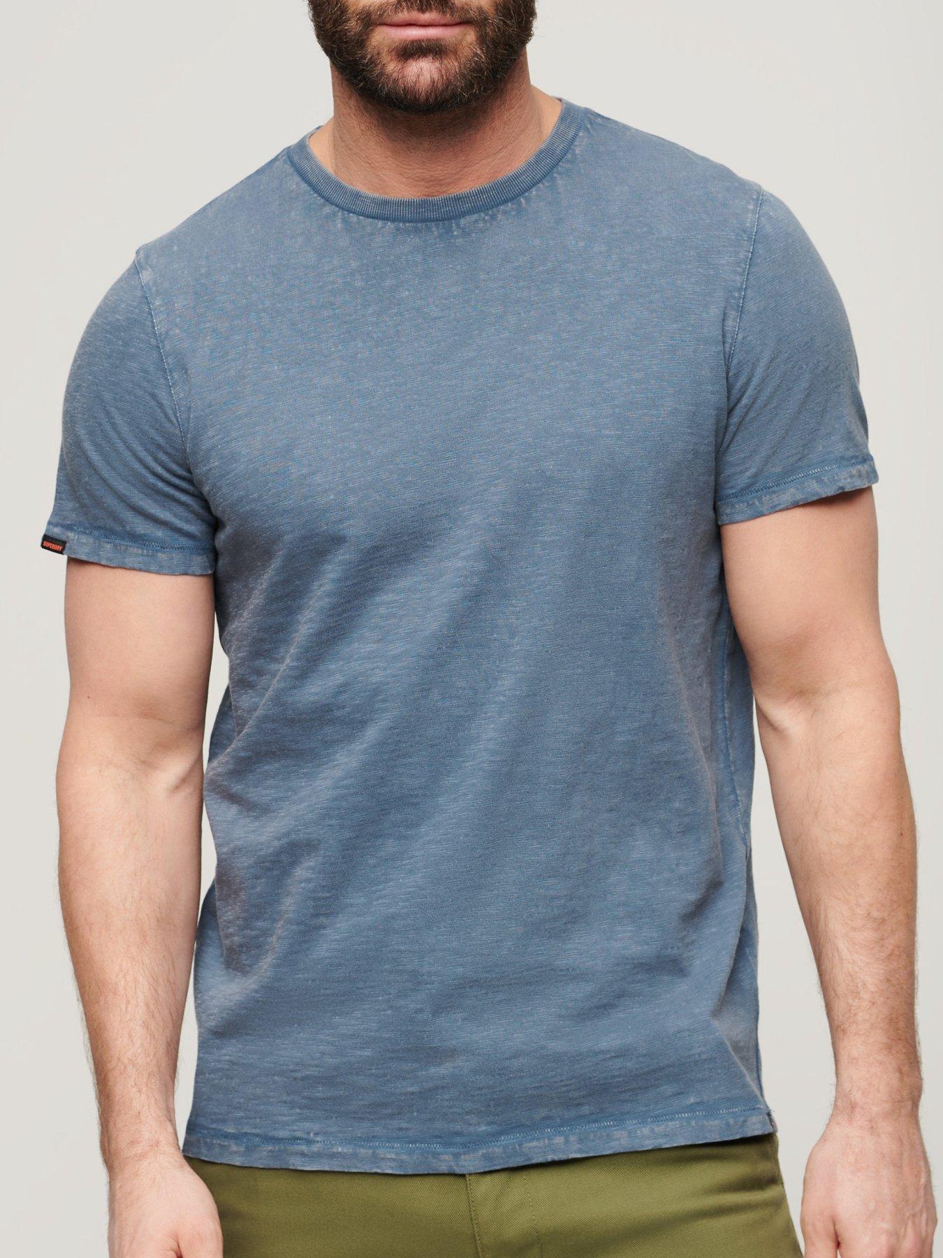 superdry-crew-neck-slub-t-shirt-blueoutfit