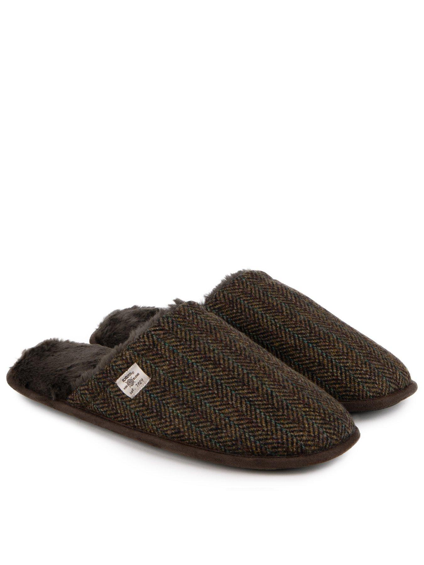 totes-totes-woven-wool-mix-mule-slippers