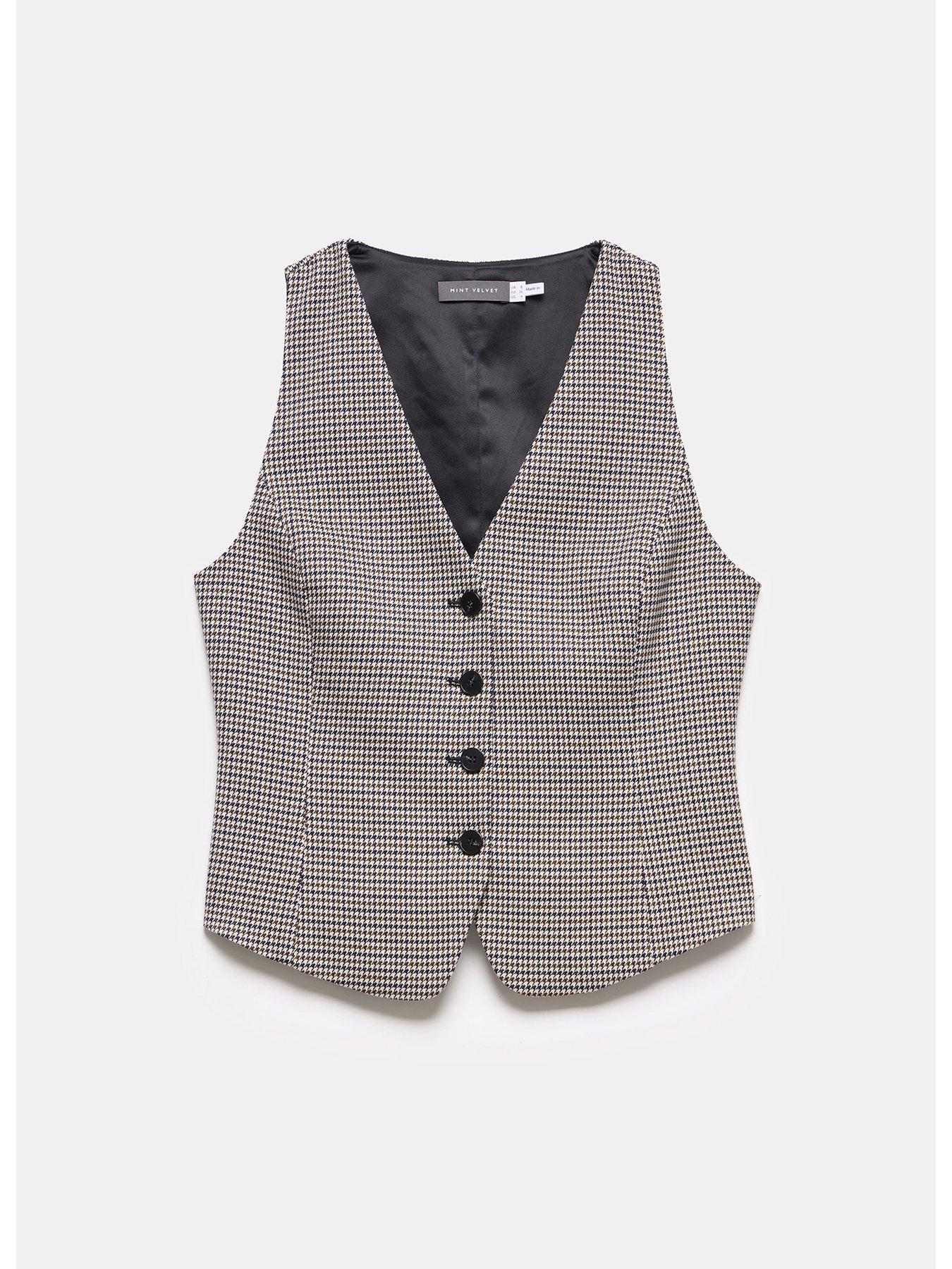 mint-velvet-neutral-check-waistcoatdetail