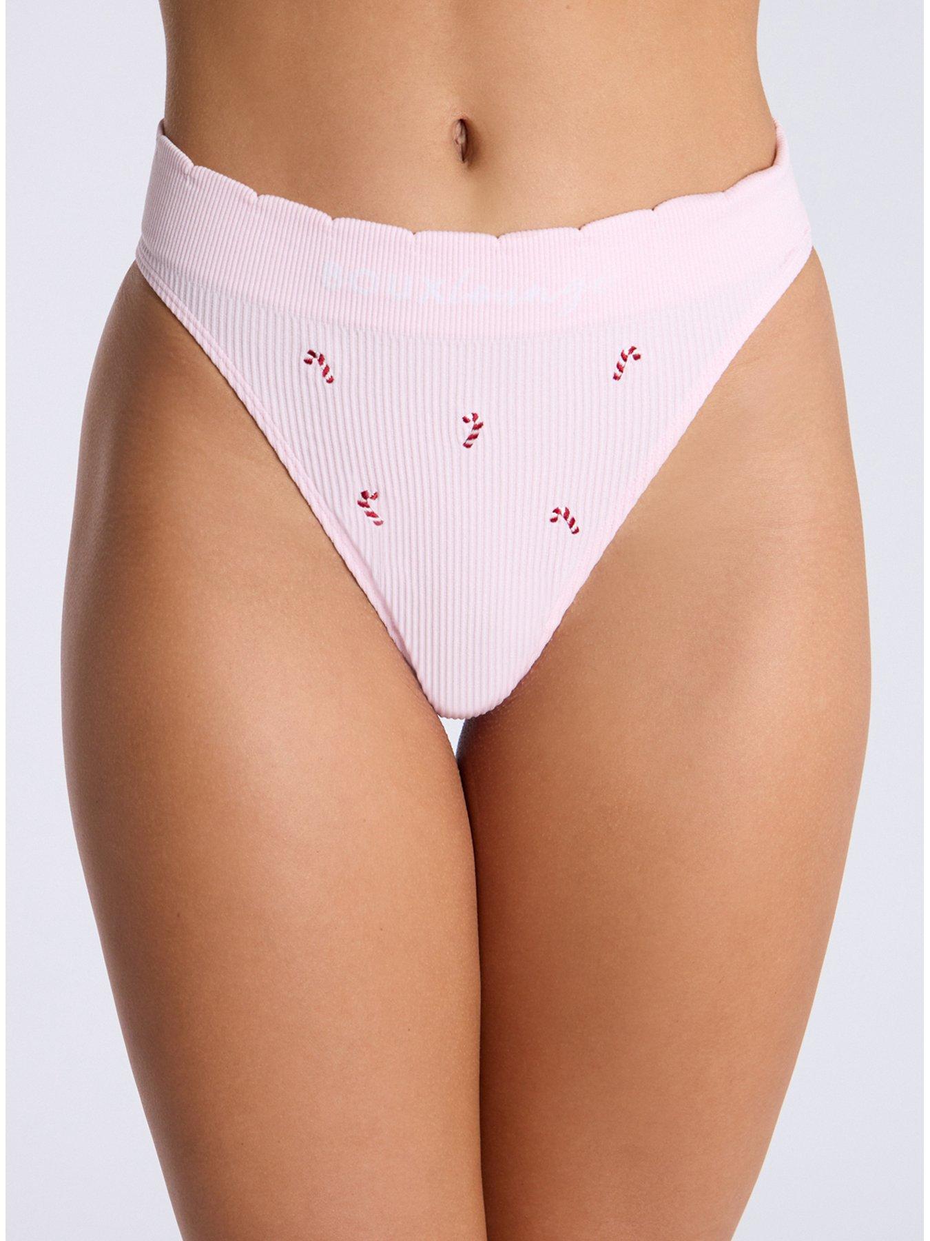 boux-avenue-boux-avenue-candy-cane-embroidered-thong-pinkdetail