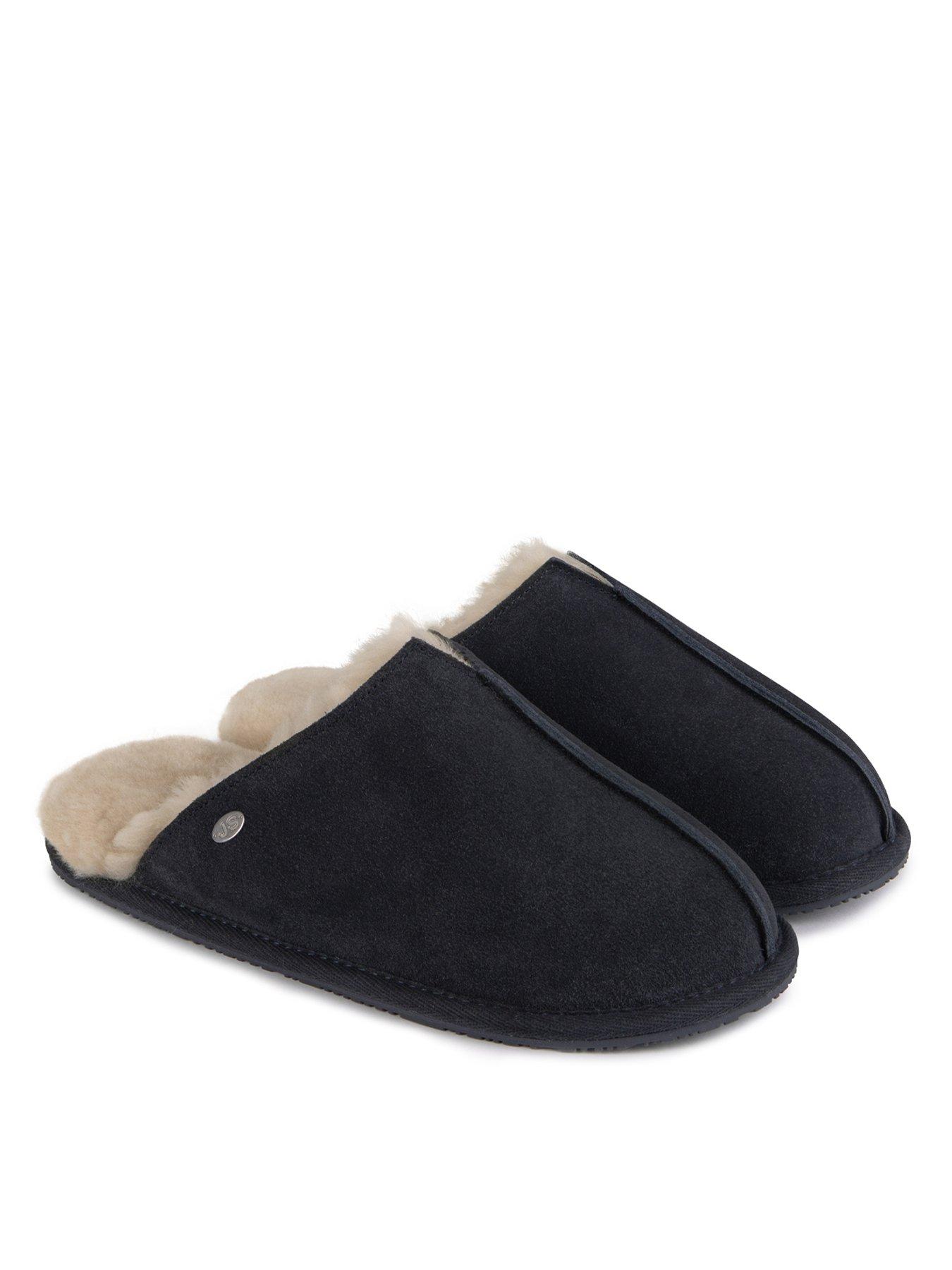 Just Sheepskin Jude Mule Slipper Dark Navy