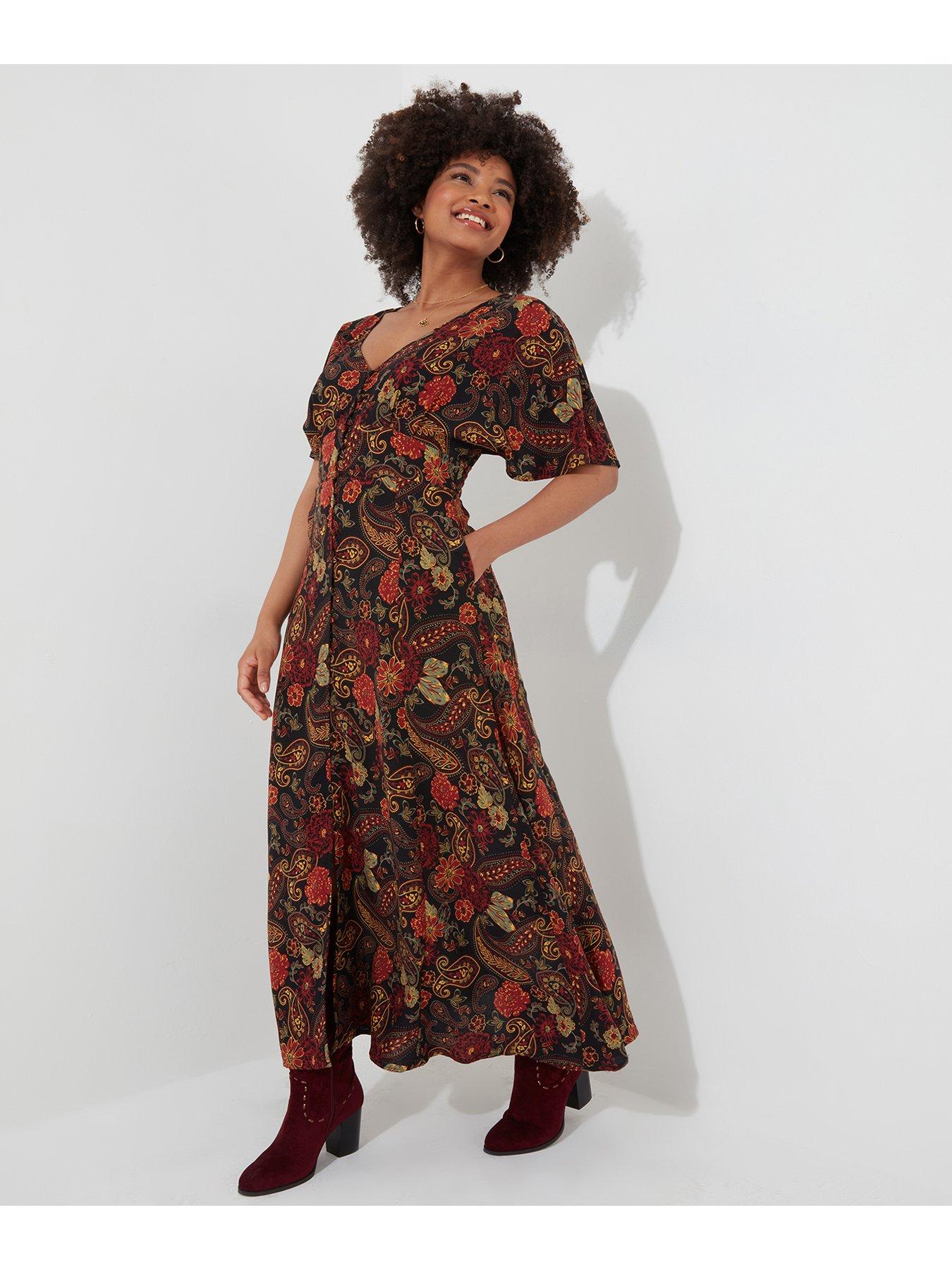 joe-browns-petite-autumn-colours-dress-brownstillFront