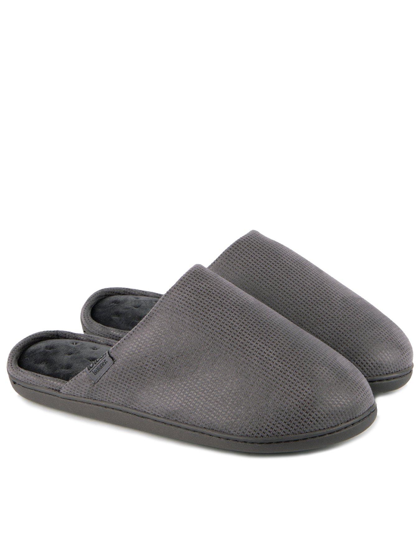 Image 1 of 5 of TOTES Totes Isotoner Square Patterned Mule Slipper