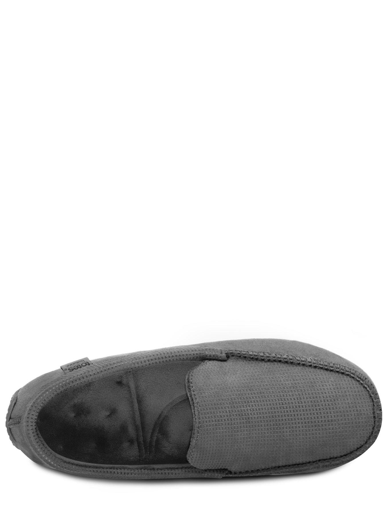 Image 3 of 6 of TOTES Totes Isotoner Square Patterned Moccasin Slipper