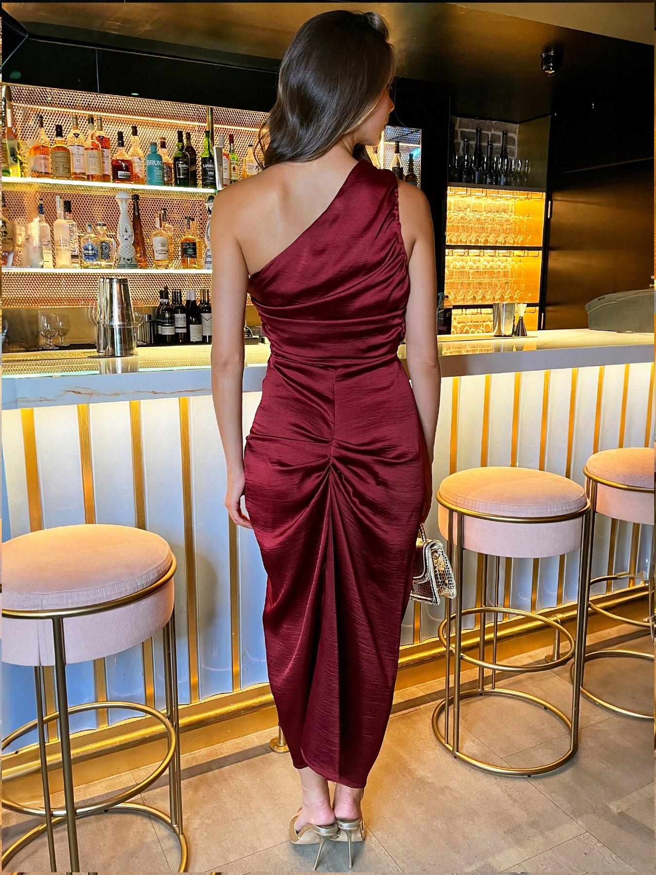 ax-paris-wine-one-shoulder-knot-skirt-satin-midi-dress-redoutfit