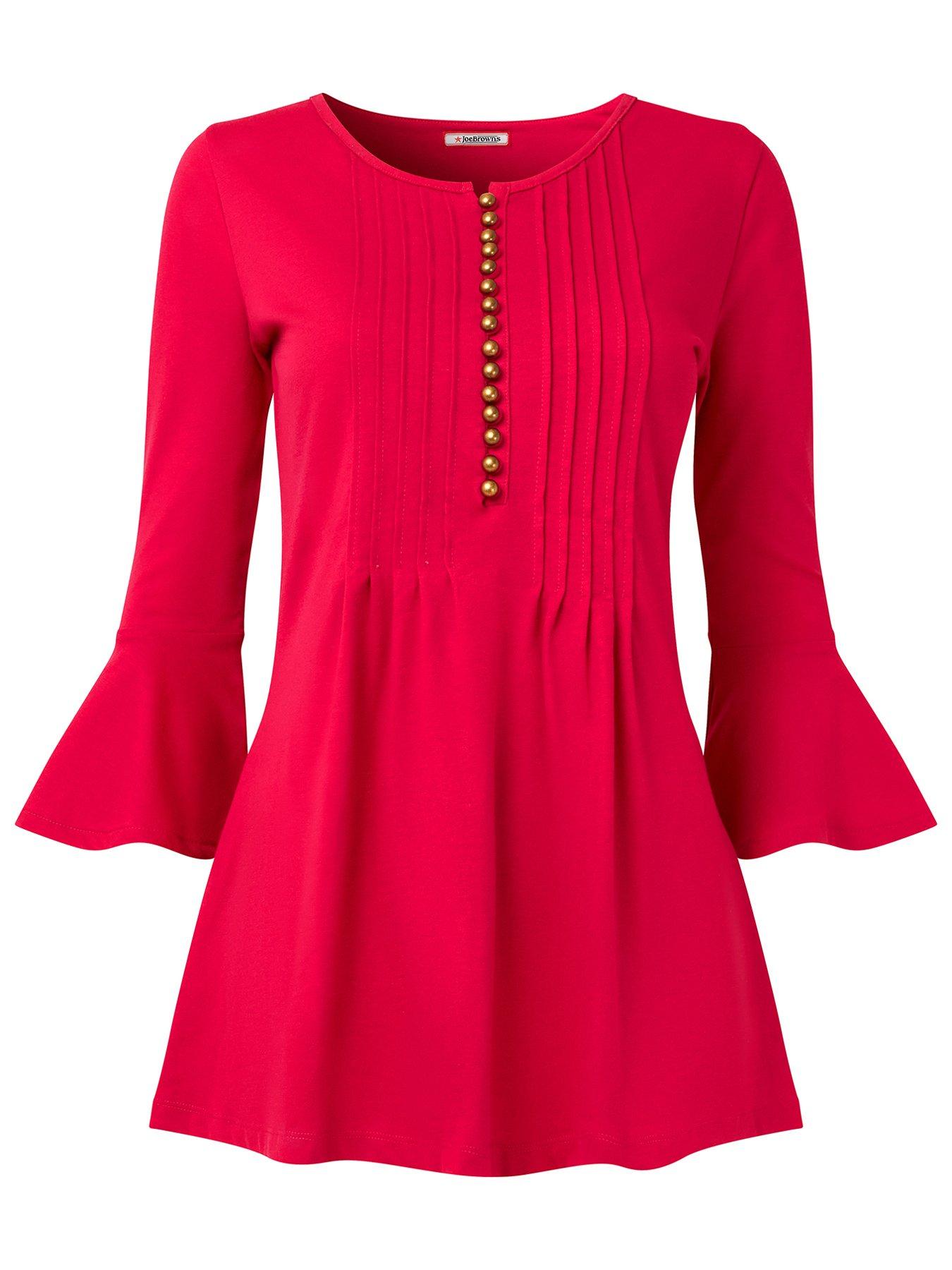 joe-browns-pink-button-longline-jersey-topdetail