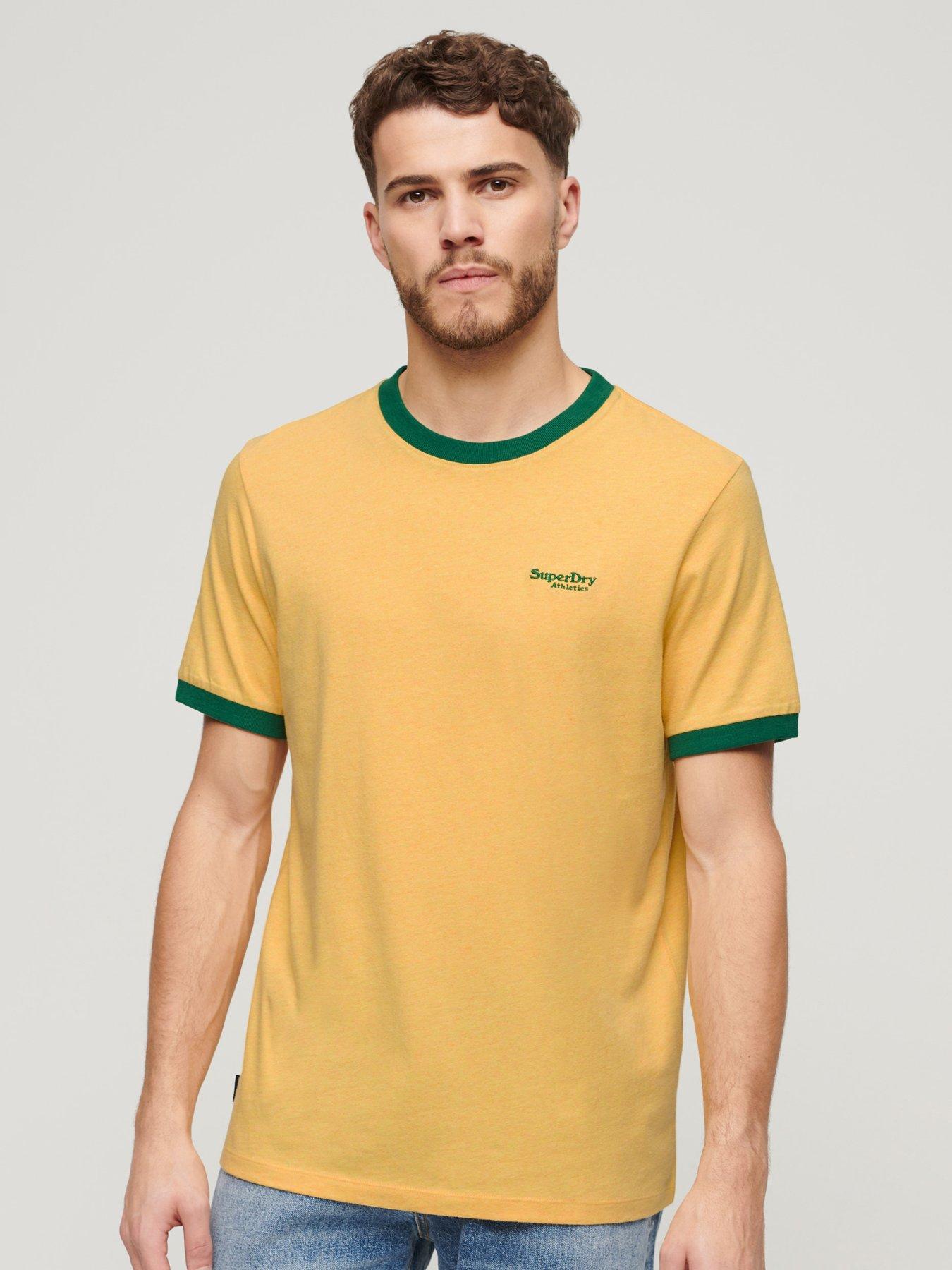 superdry-superdry-essential-logo-ringer-t-shirt--yellow