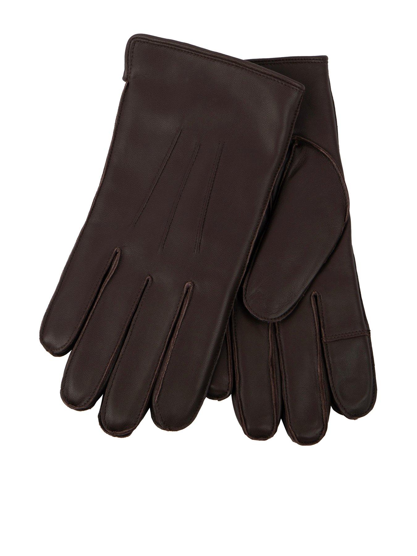 totes-totes-premium-3-point-faux-fur-lined-leather-gloves