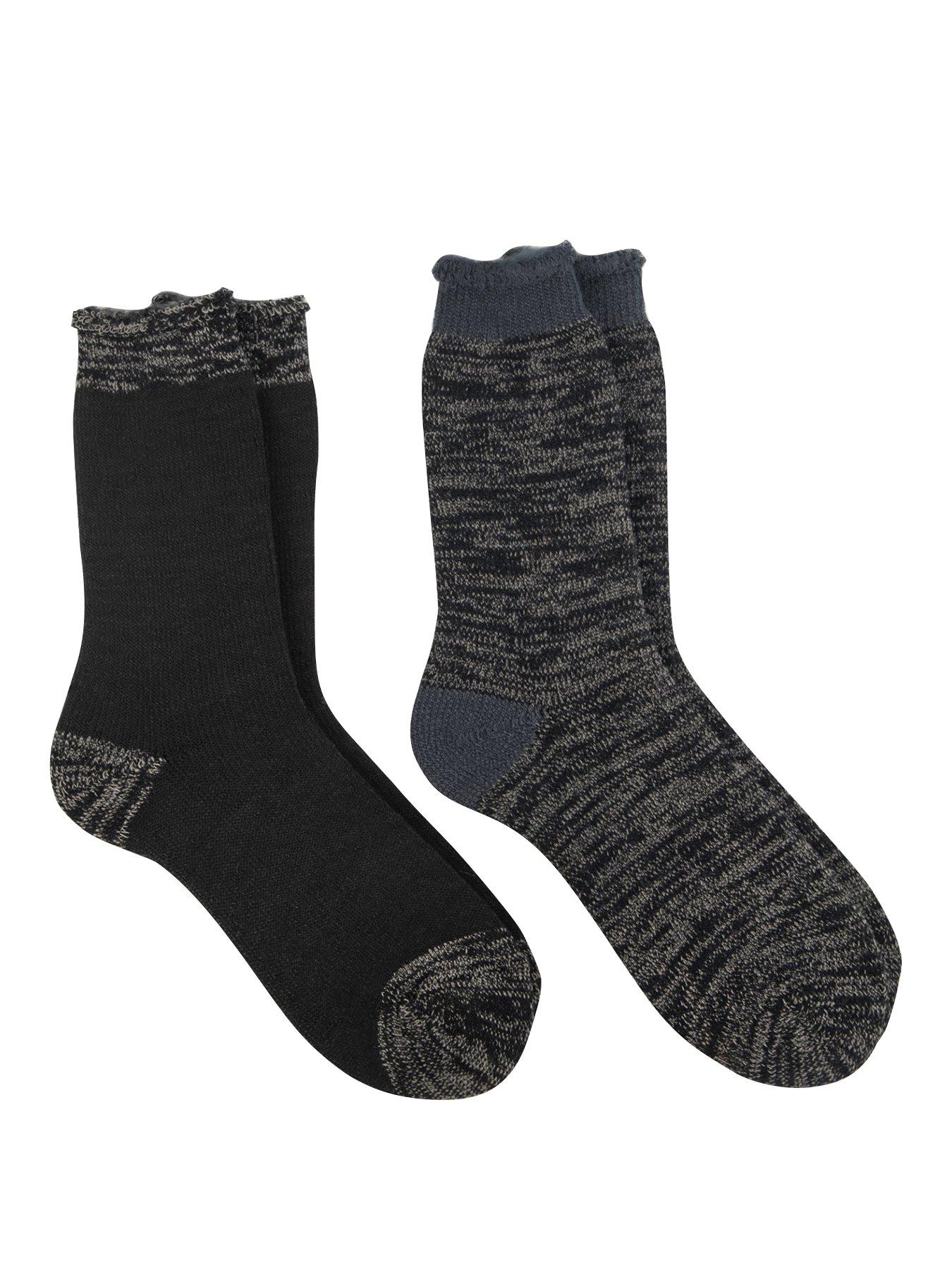 totes-2-pack-mens-brushed-thermal-crew-socks-black