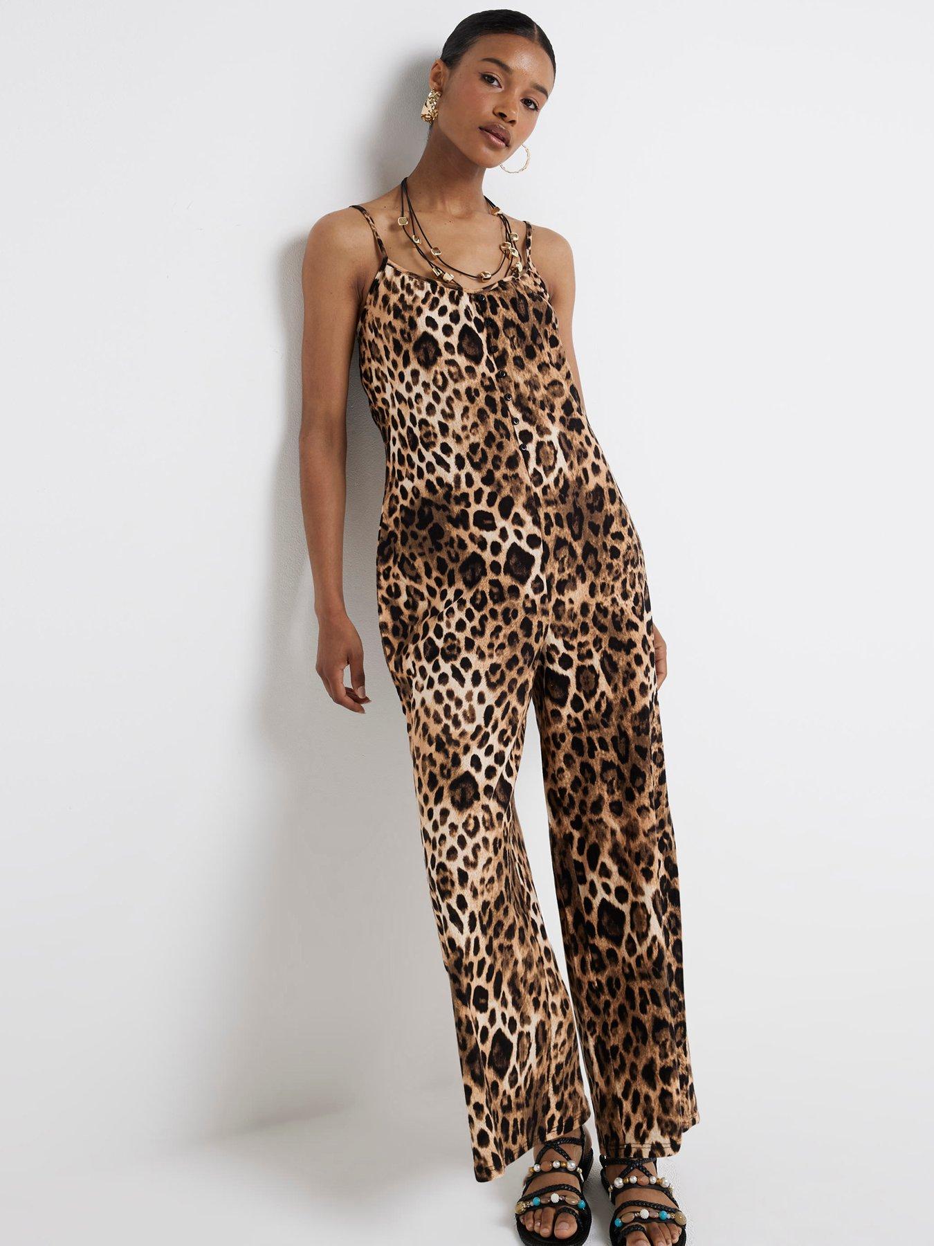 river-island-animal-print-romper-dark-brown