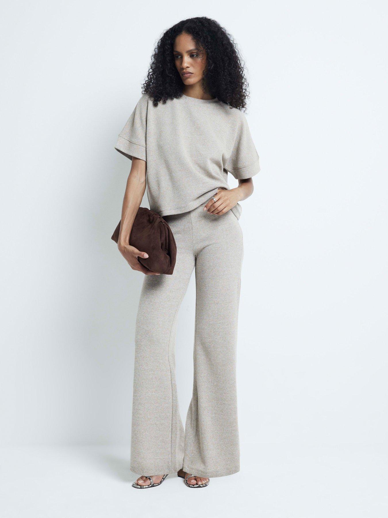 river-island-wide-leg-lurex-crochet-trouser-gold