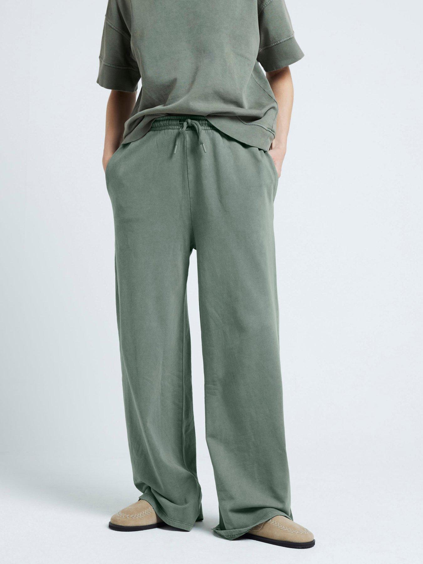 river-island-wide-leg-jogger-khaki