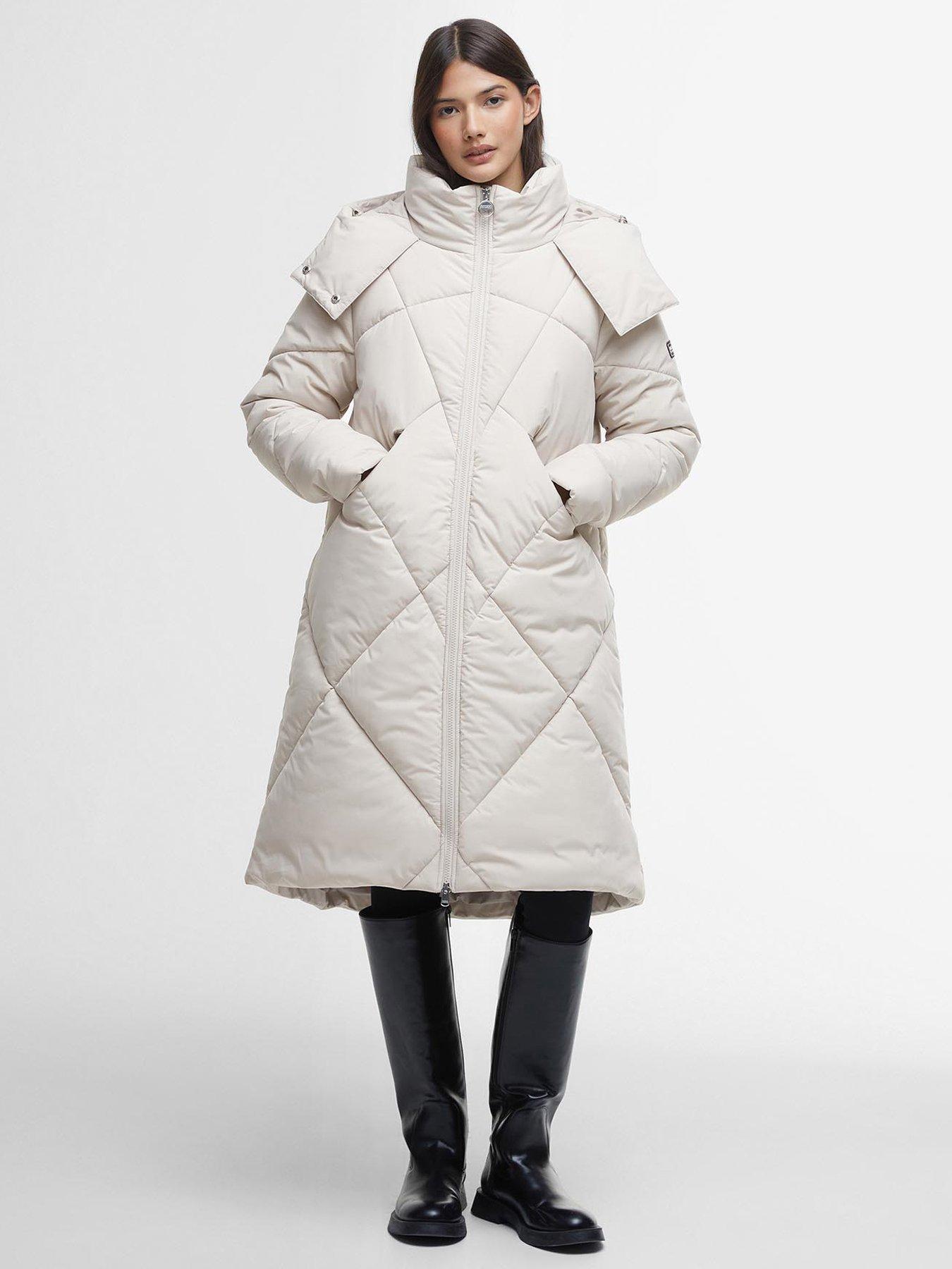 Image of Barbour International Arabella Padded Jacket - Cream