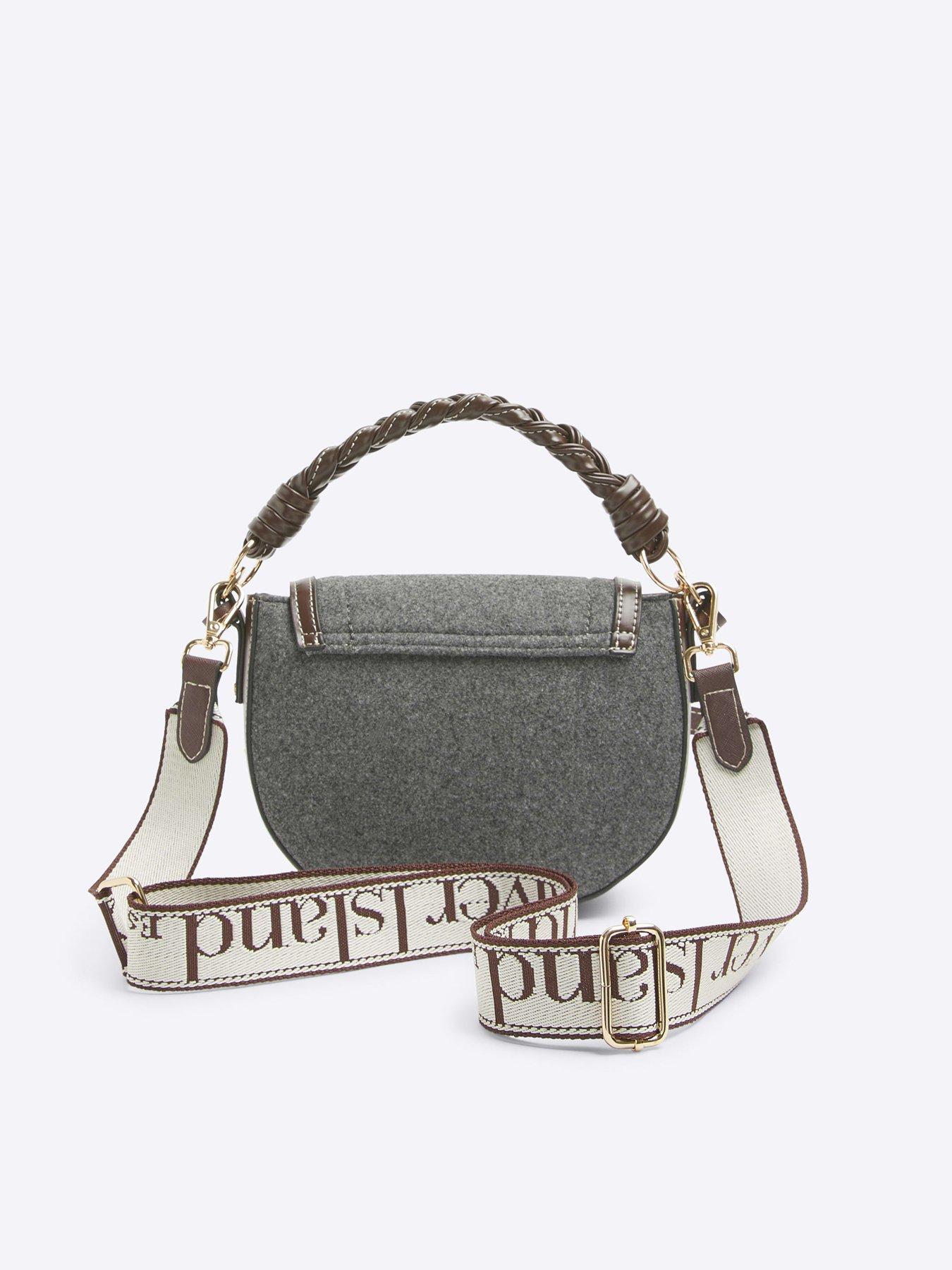 river-island-wool-effect-saddle-bag-dark-greystillFront