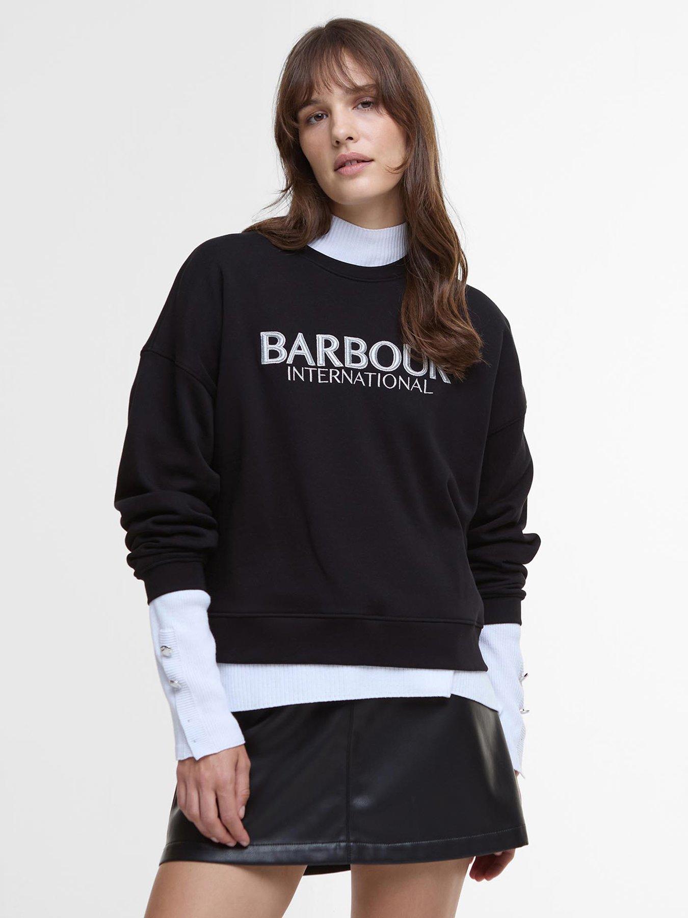 barbour-international-franchesca-sweatshirt-blackoutfit