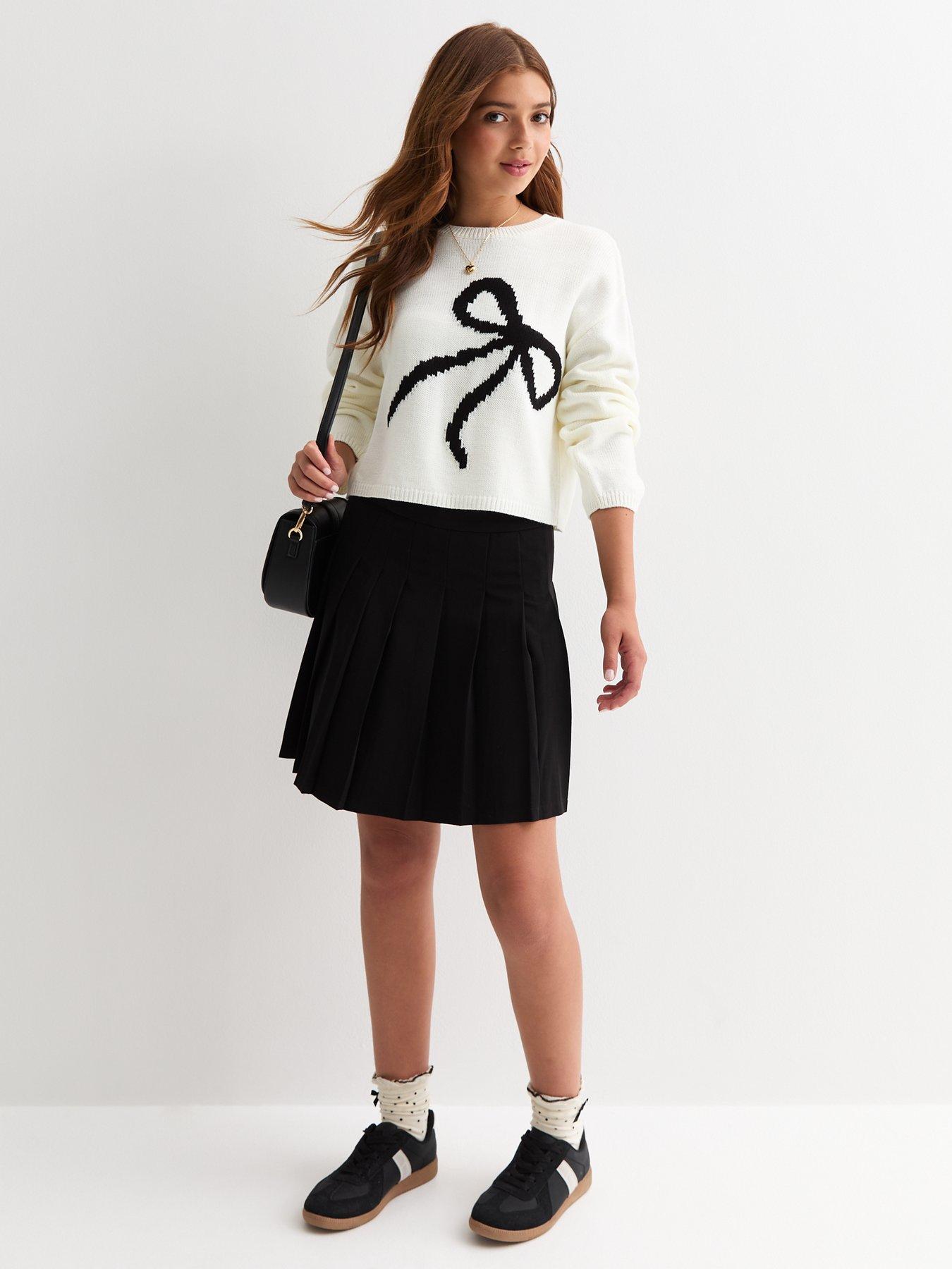 new-look-915-girls-white-bow-intarsia-knitted-crop-jumperstillFront