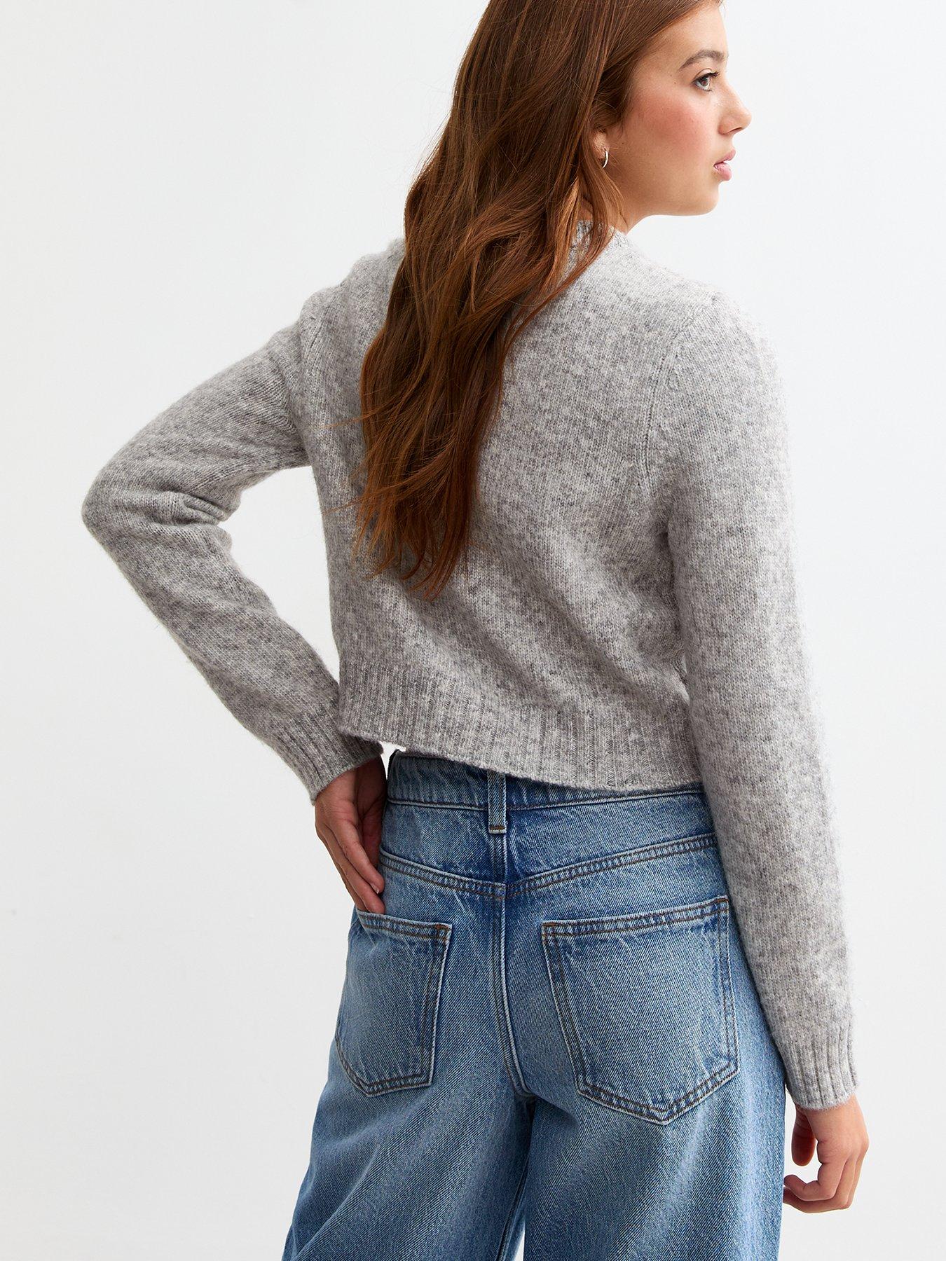 new-look-915-girls-light-grey-crop-cardiganback