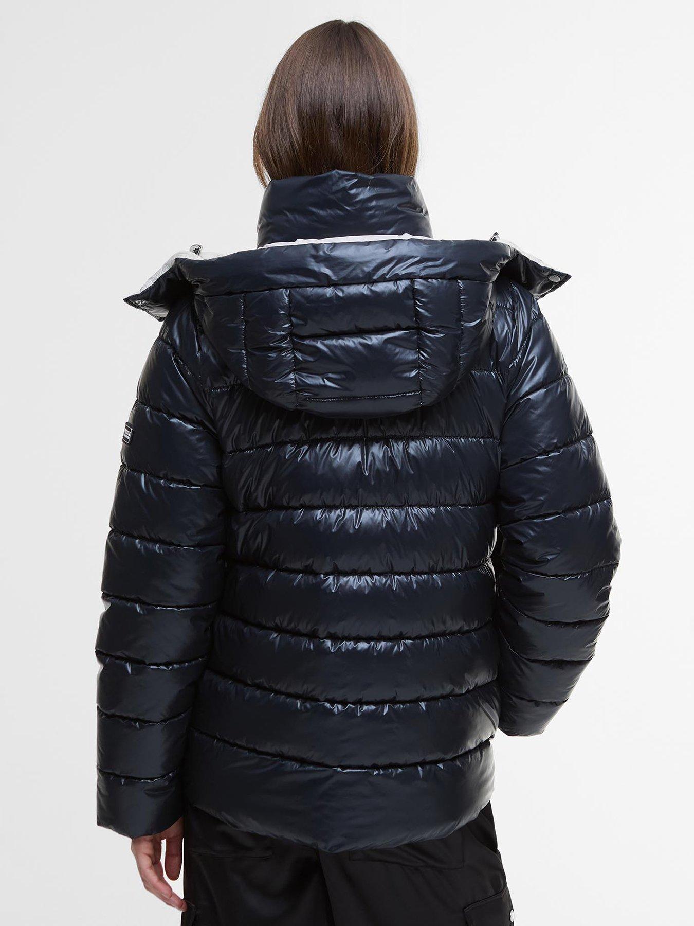 Image 2 of 6 of Barbour International Della Padded Jacket - Black