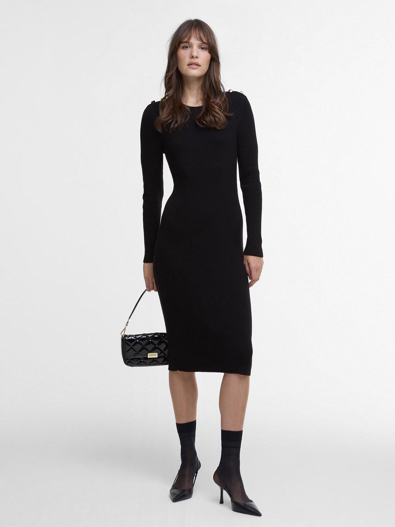 barbour-international-peyton-knitted-dress-blackfront