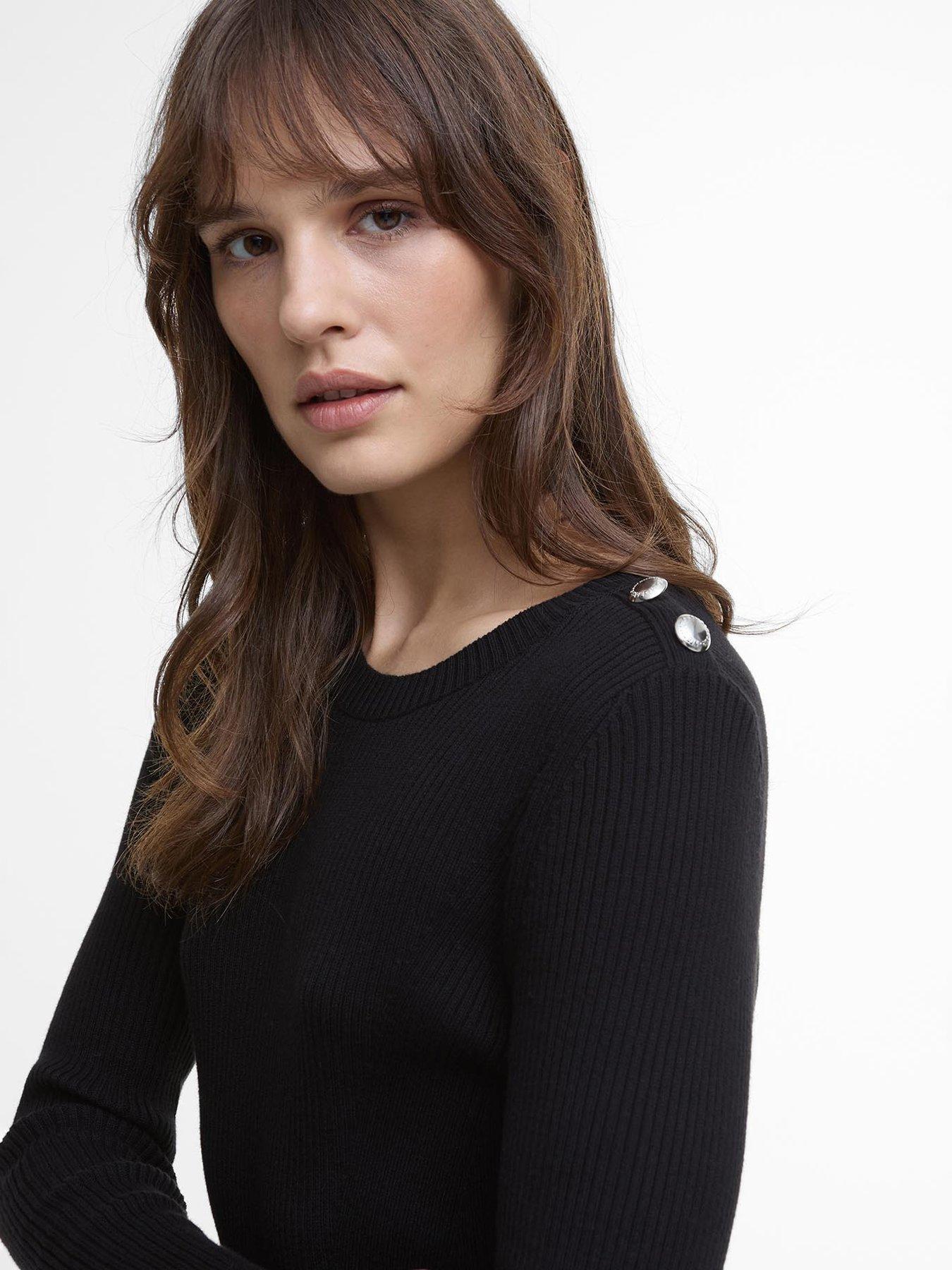 barbour-international-peyton-knitted-dress-blackdetail