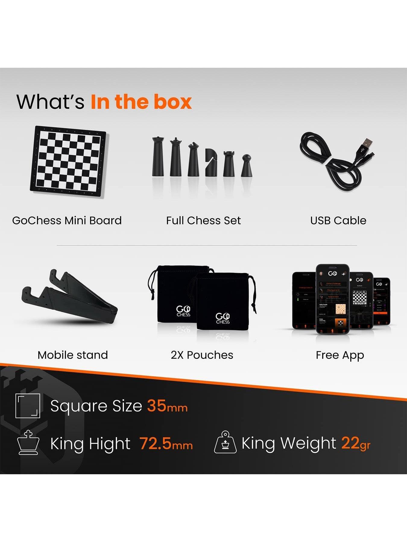 Image 6 of 8 of GoChess Mini AI Electronic Chess Board Game