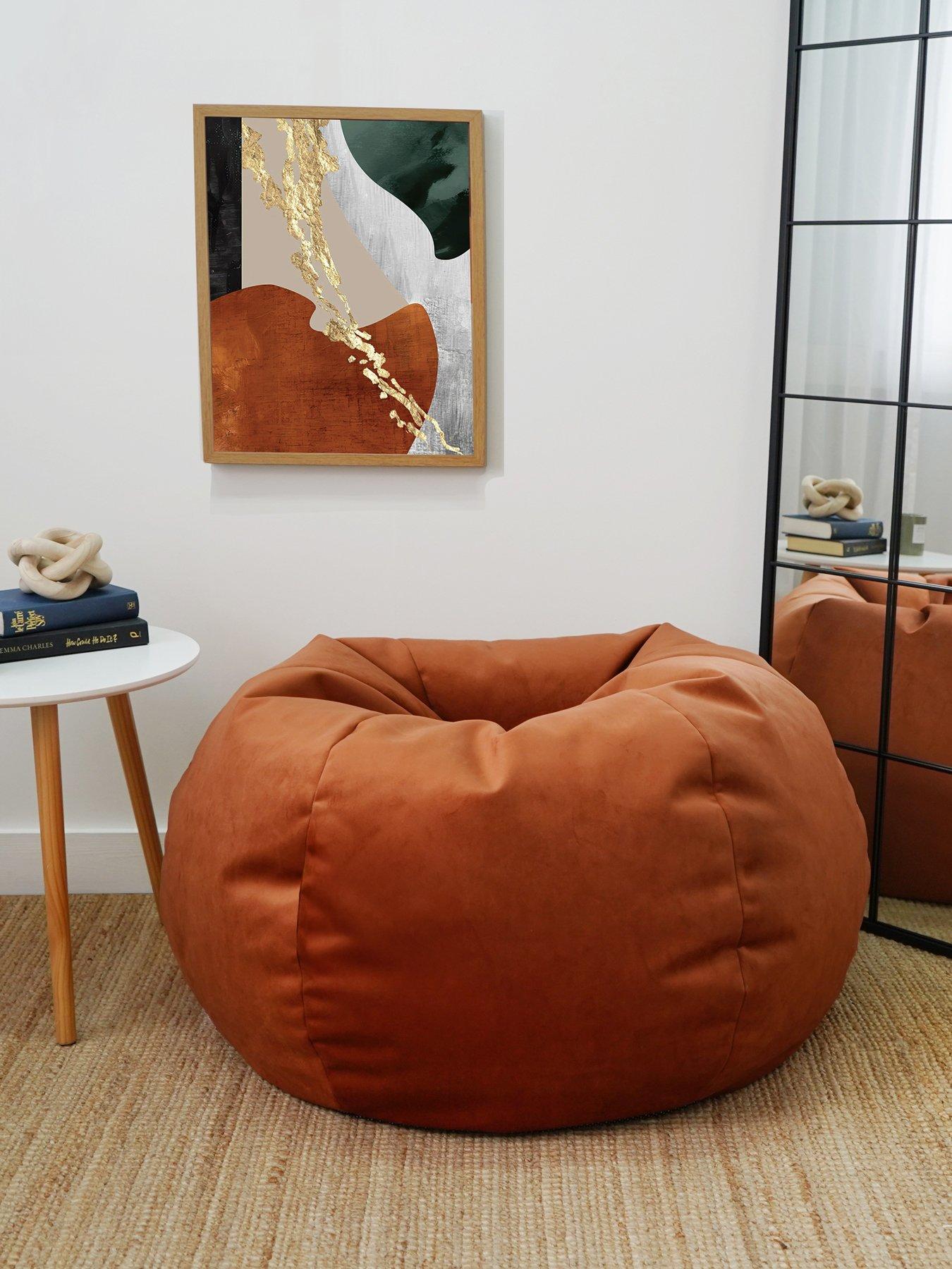undefined Slouchbag Beanbag Velvet- Emerald