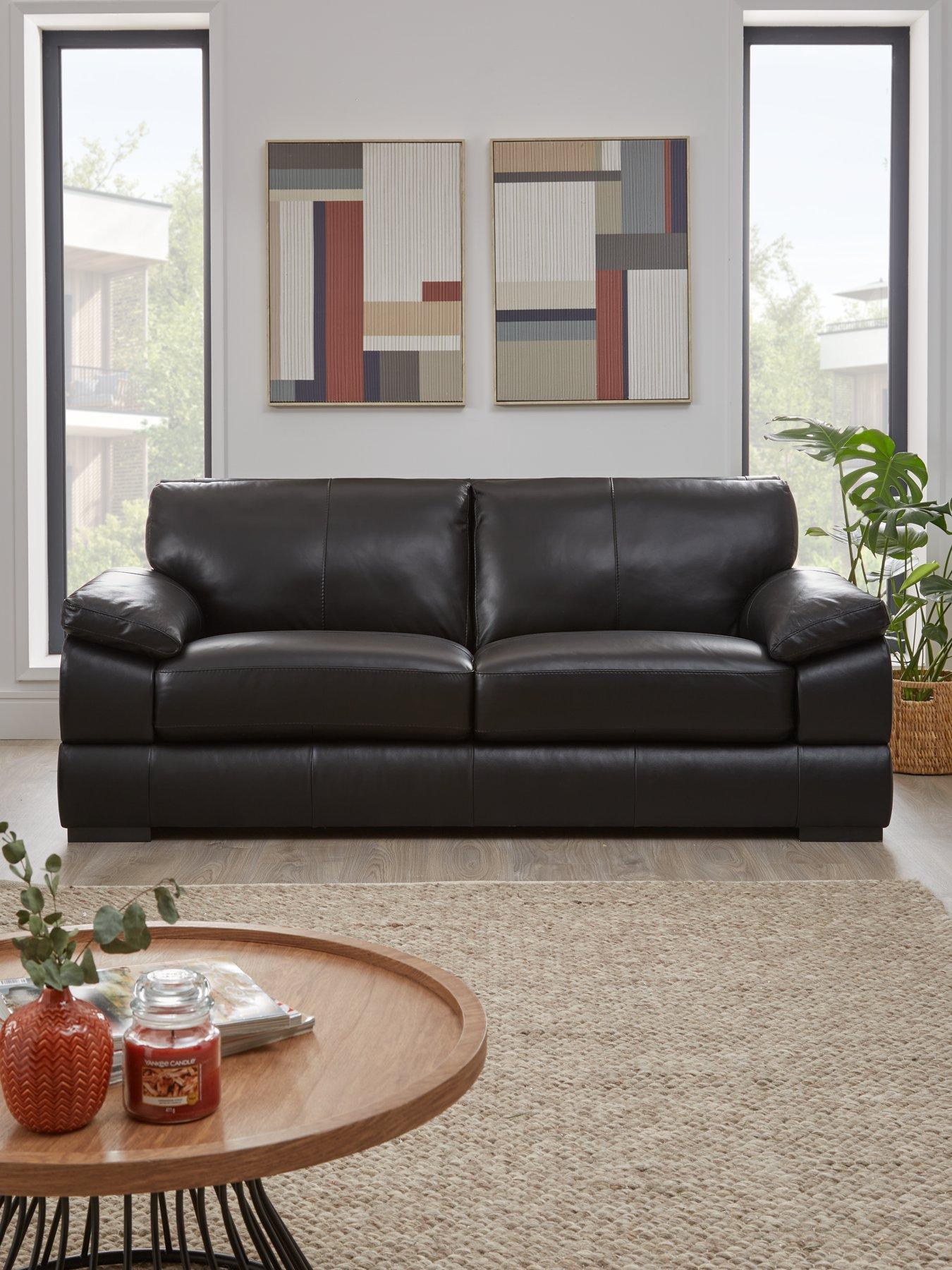 very-home-marlow-3-seater-leather-sofa