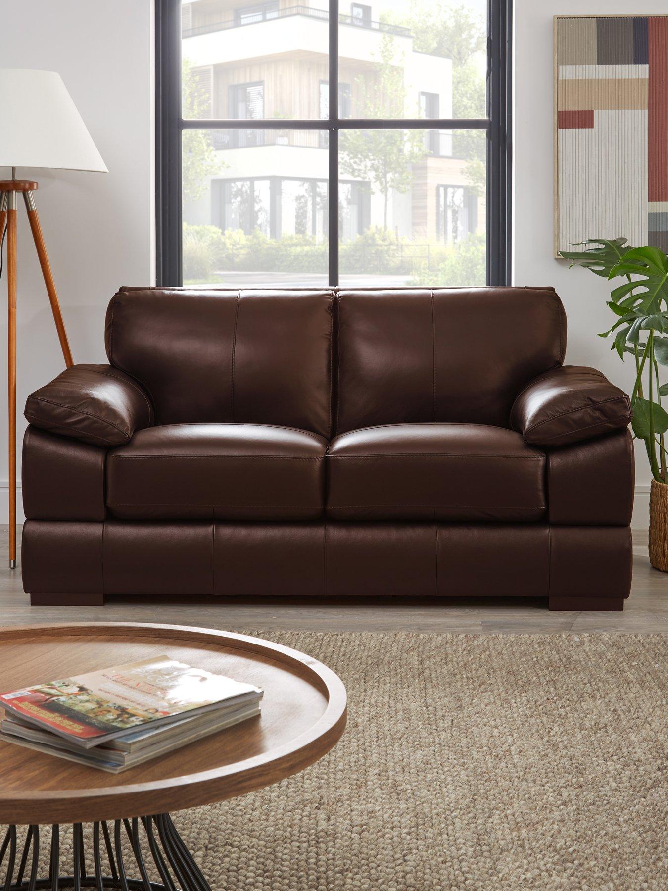 The Very Collection Marlow Italian Leather 2 Seater Sofa