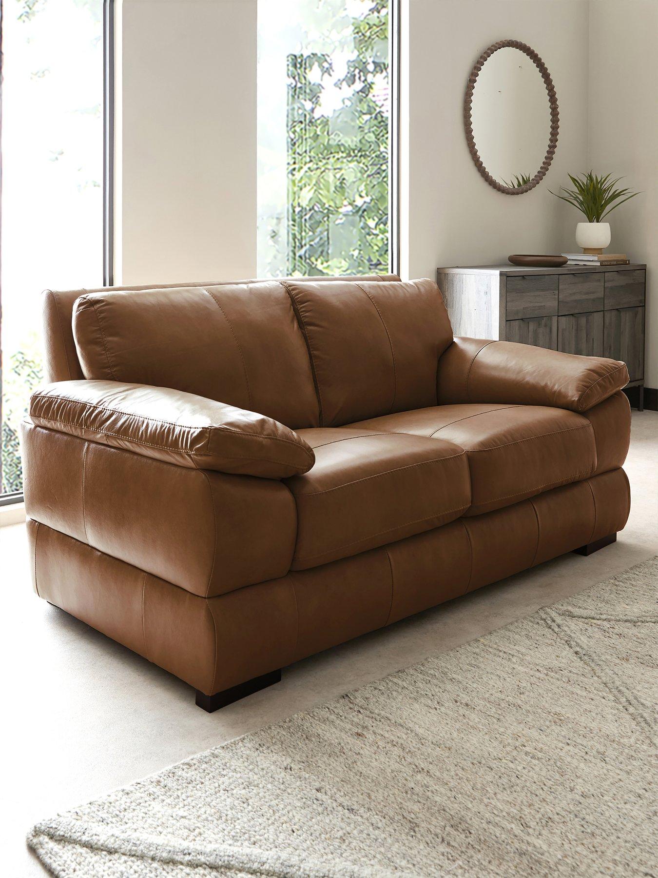 The Very Collection Marlow Italian Leather 2 Seater Sofa