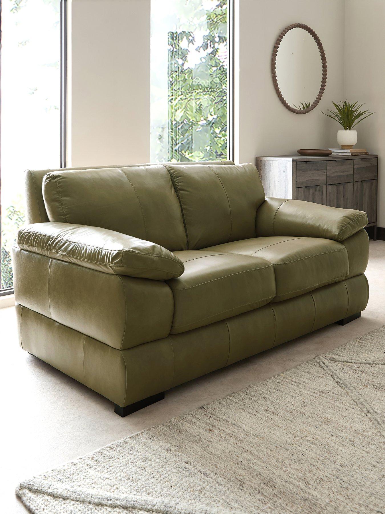 The Very Collection Marlow Italian Leather 2 Seater Sofa