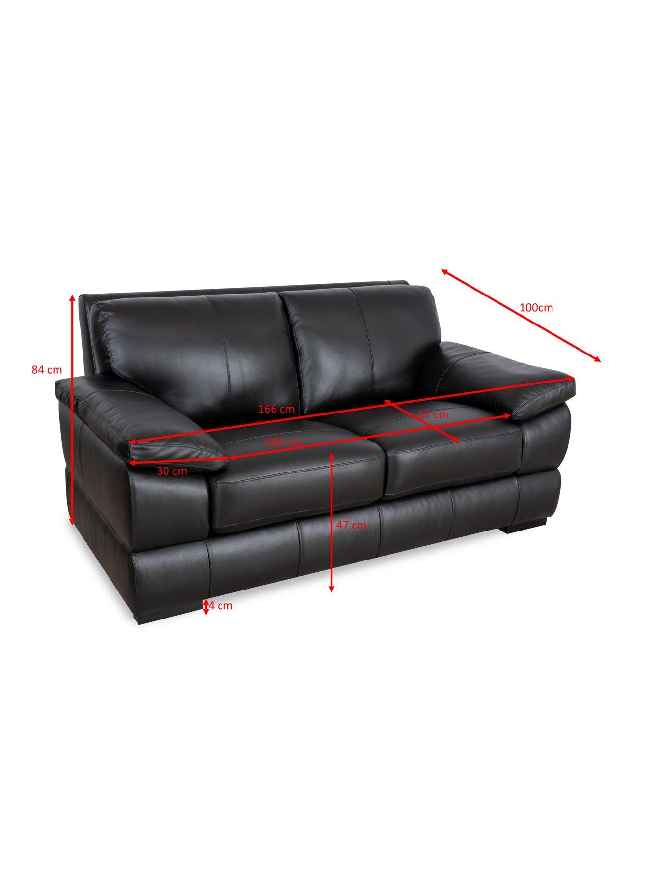 Image 7 of 7 of The Very Collection Marlow 2 Seater Leather Sofa