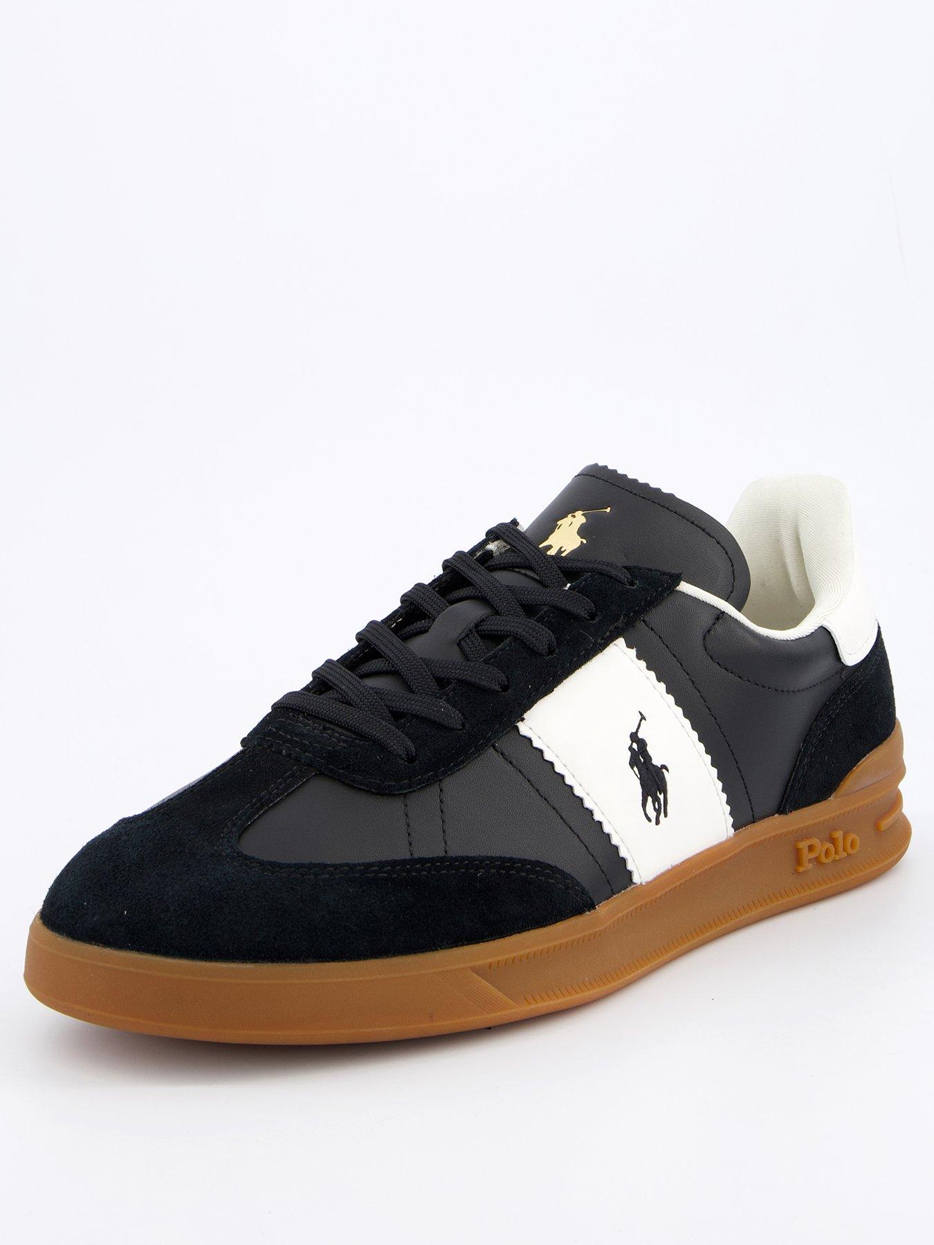 polo-ralph-lauren-heritage-aera-leather-trainers-blackwhitestillFront