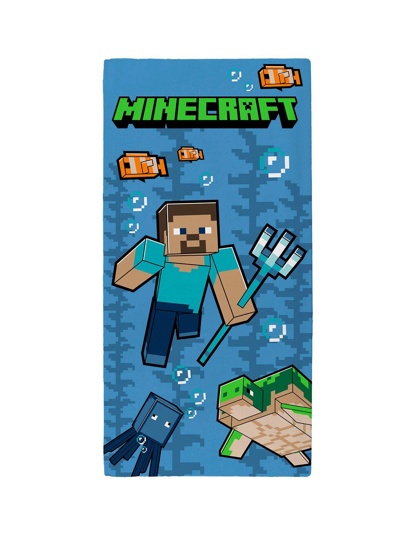 undefined Minecraft Trident Towel- 70x140cm