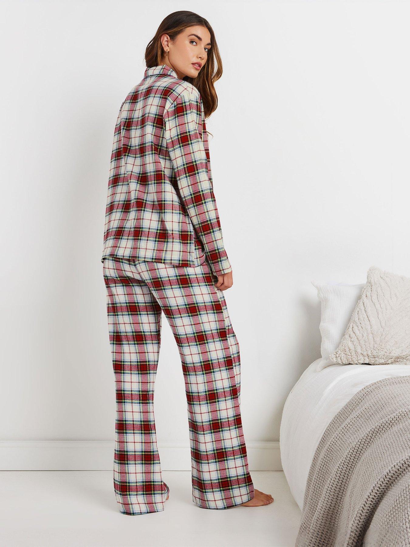 long-tall-sally-tall-check-pj-setstillFront