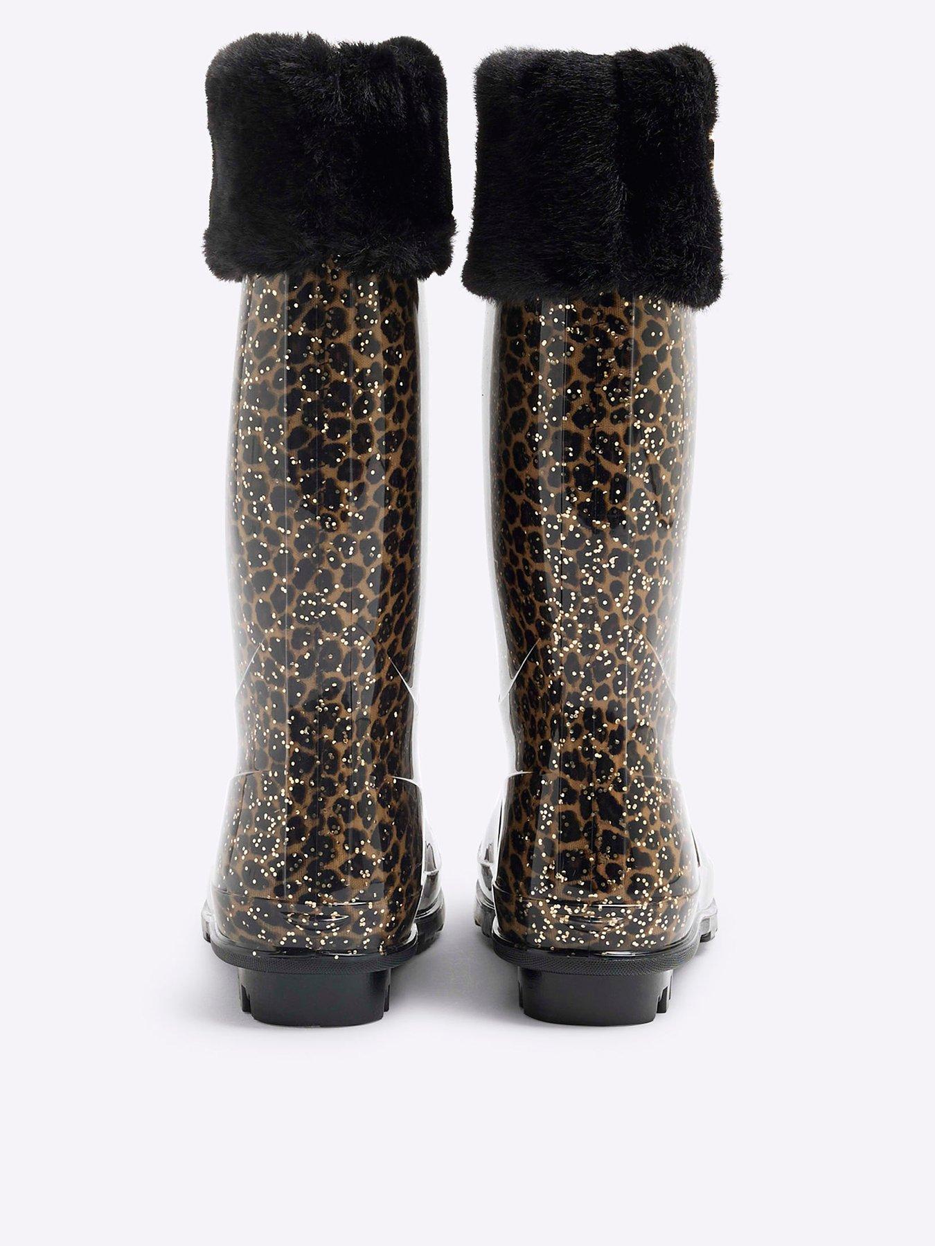 river-island-girls-faux-fur-cuff-leopard-wellies-brownback