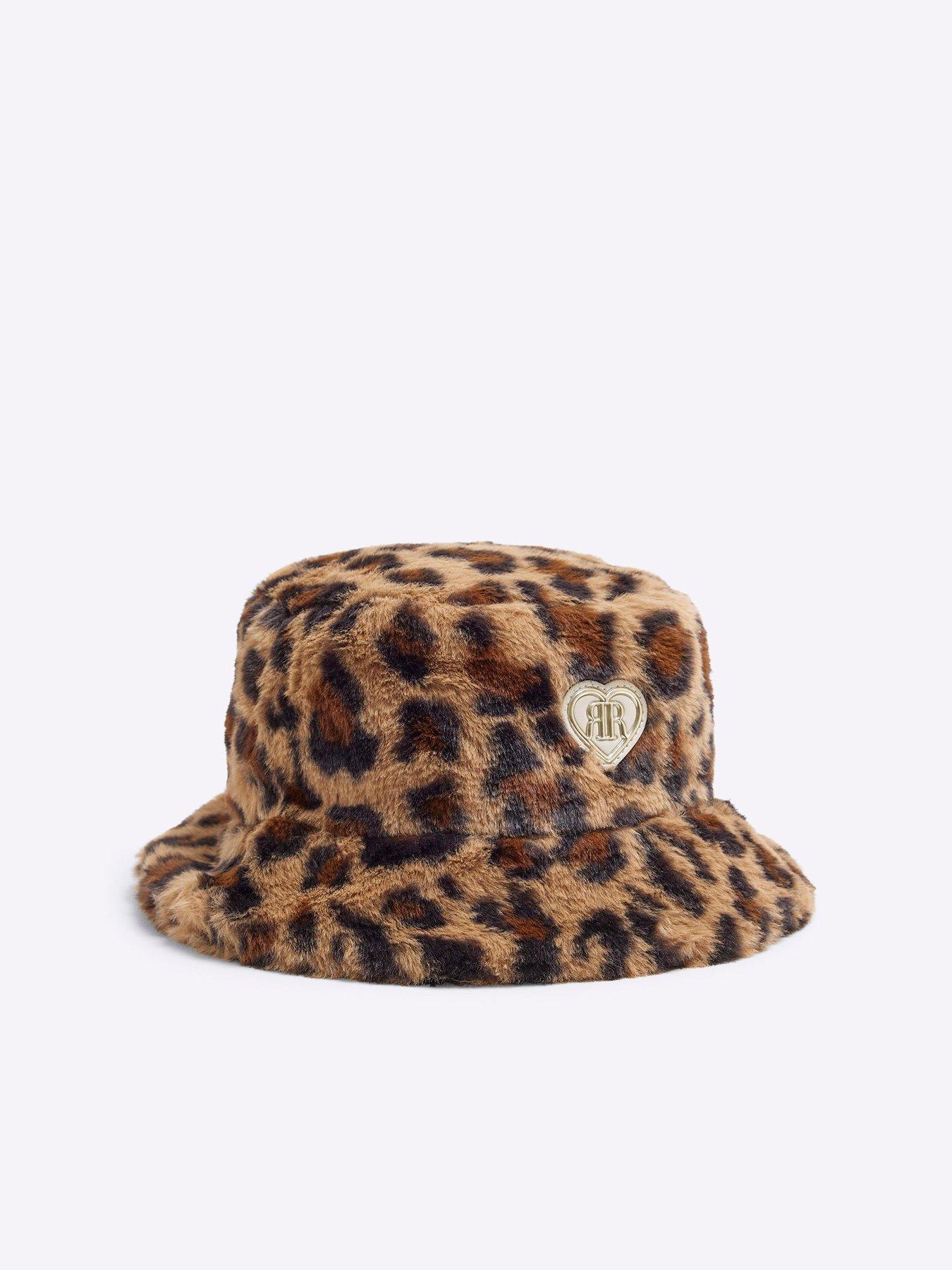 river-island-girls-leopard-print-faux-fur-bucket-hat-beigeback