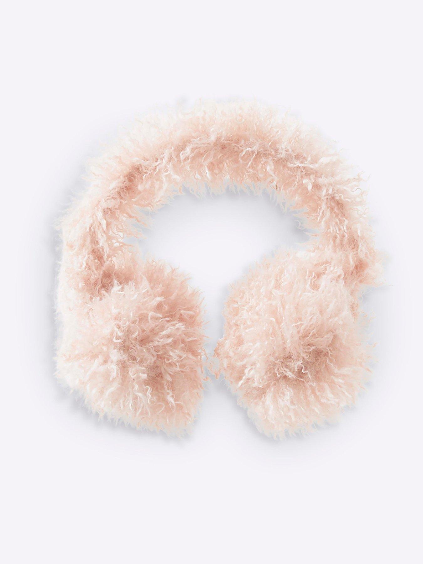 river-island-girls-faux-fur-ear-muff-pink