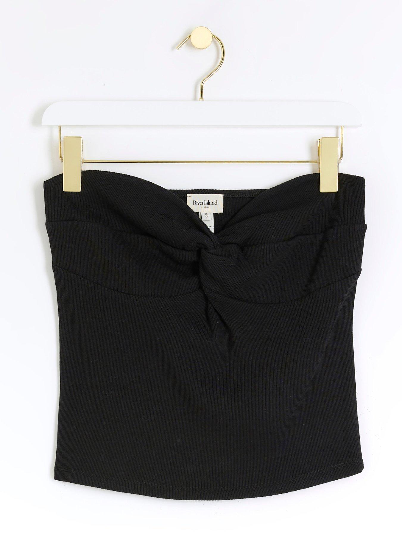 river-island-knot-front-bandeau-blackdetail