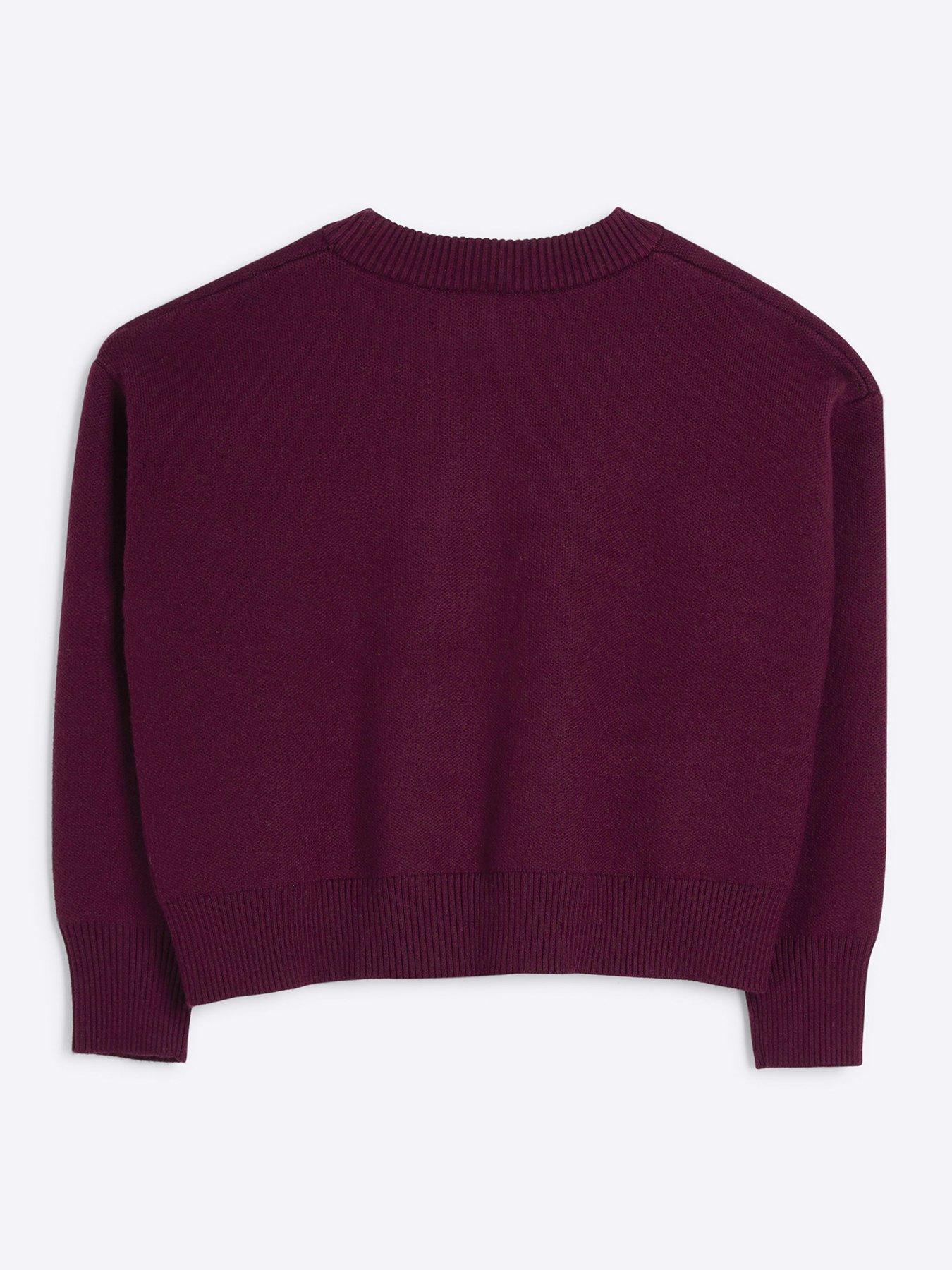 river-island-girls-burgundy-bear-jumper-redback