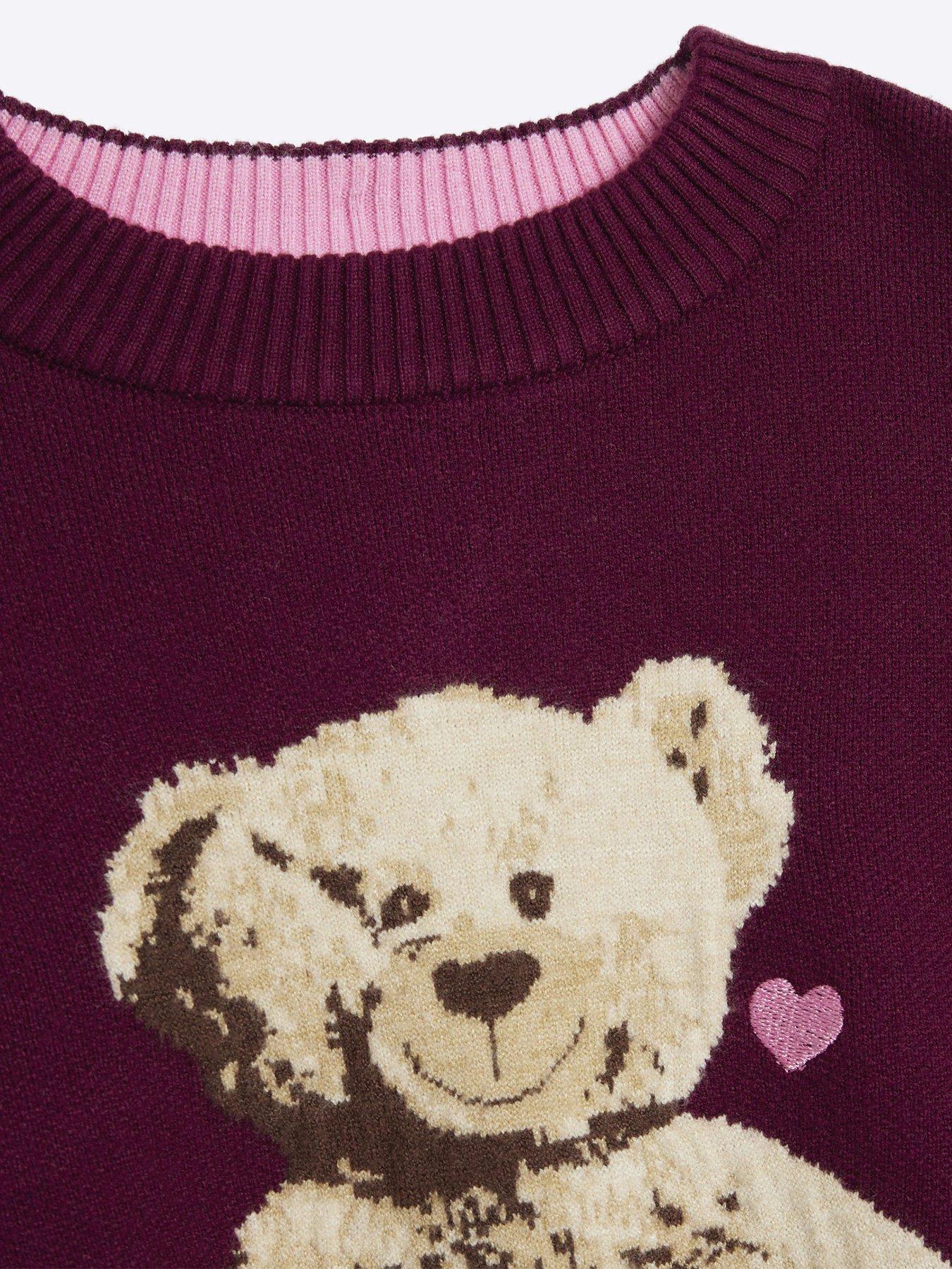 river-island-girls-burgundy-bear-jumper-redoutfit