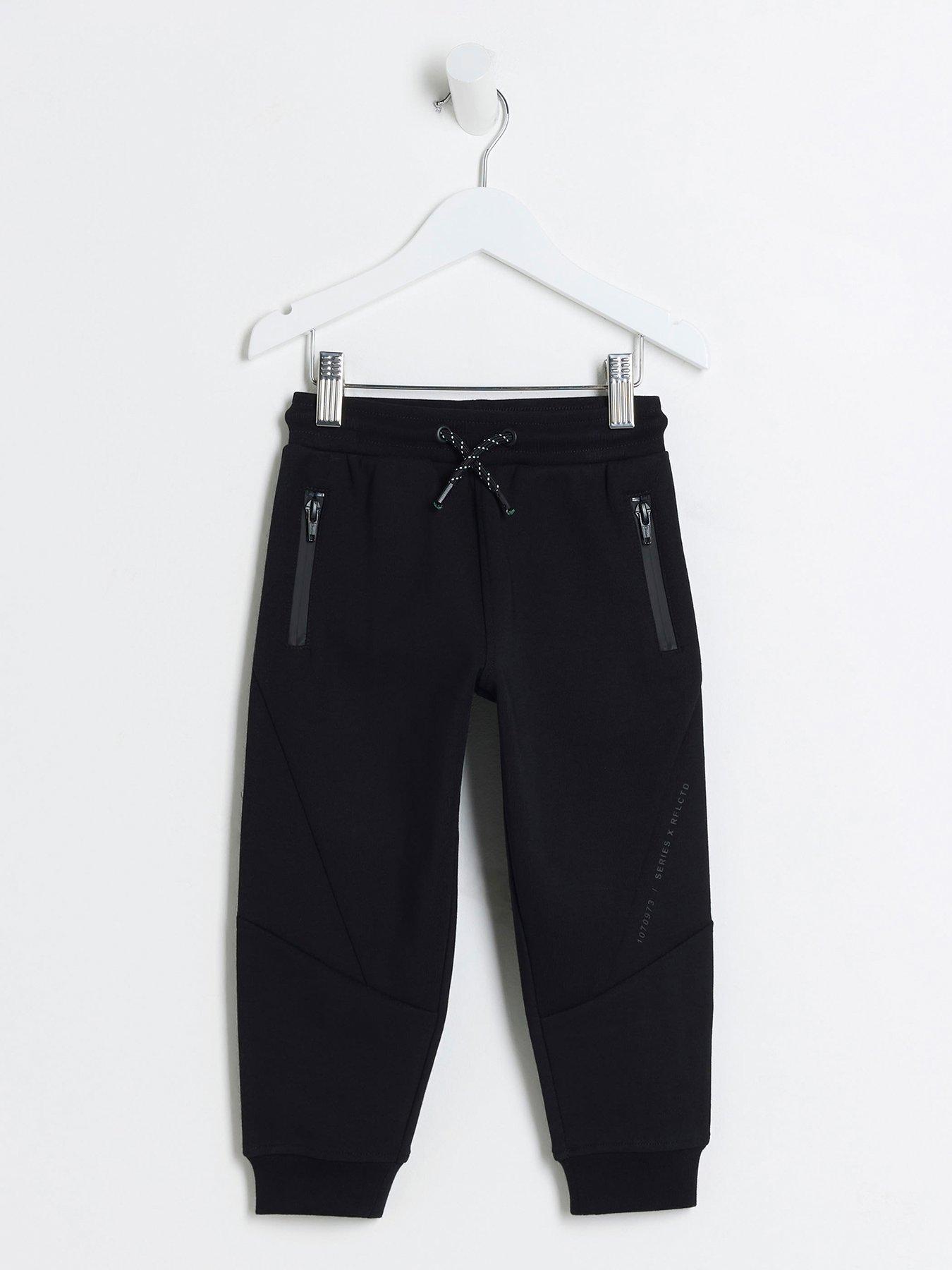 river-island-mini-tech-jogger-black