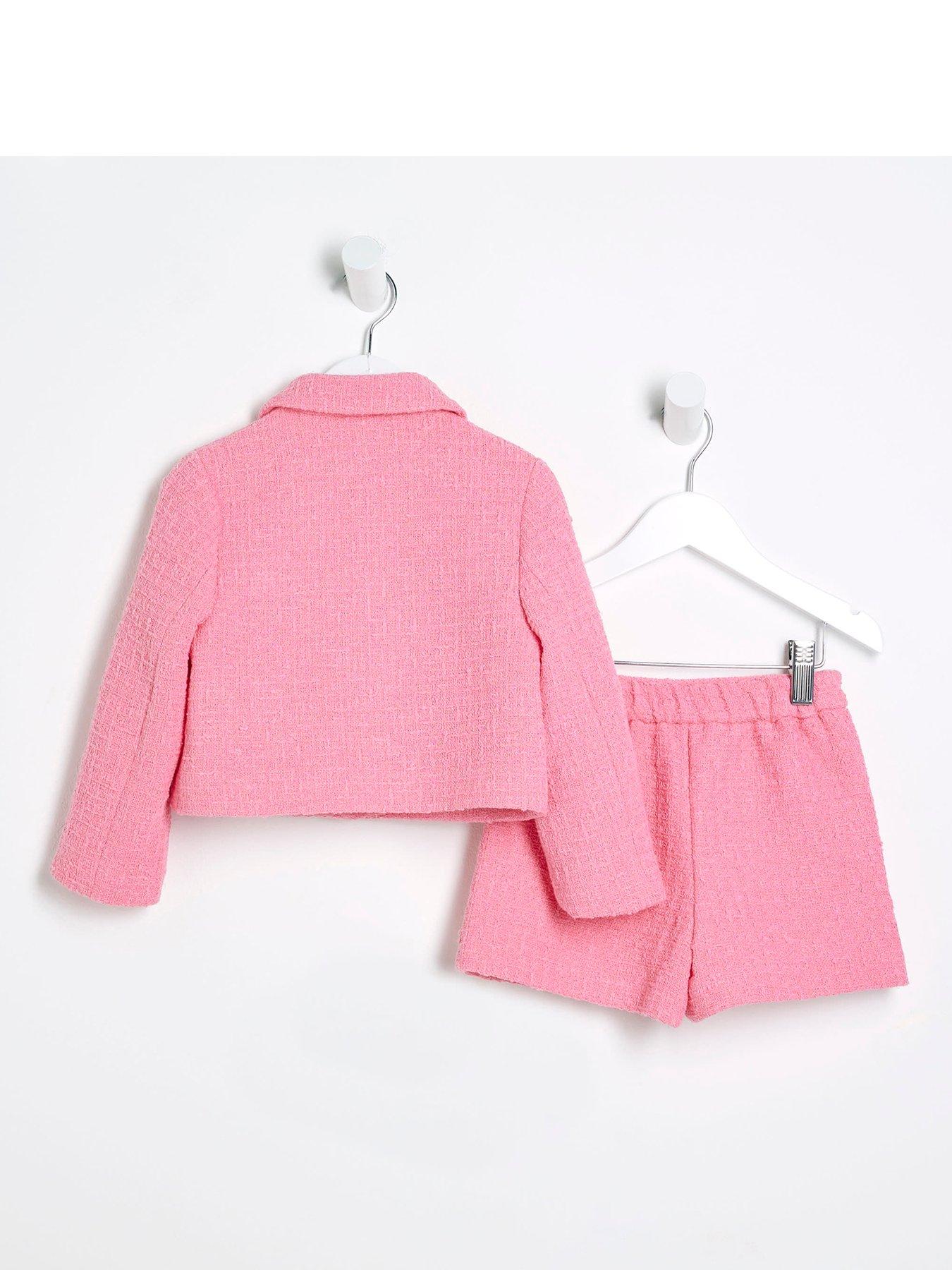 river-island-mini-mini-girls-boucle-blazer-and-skirt-set-pinkback