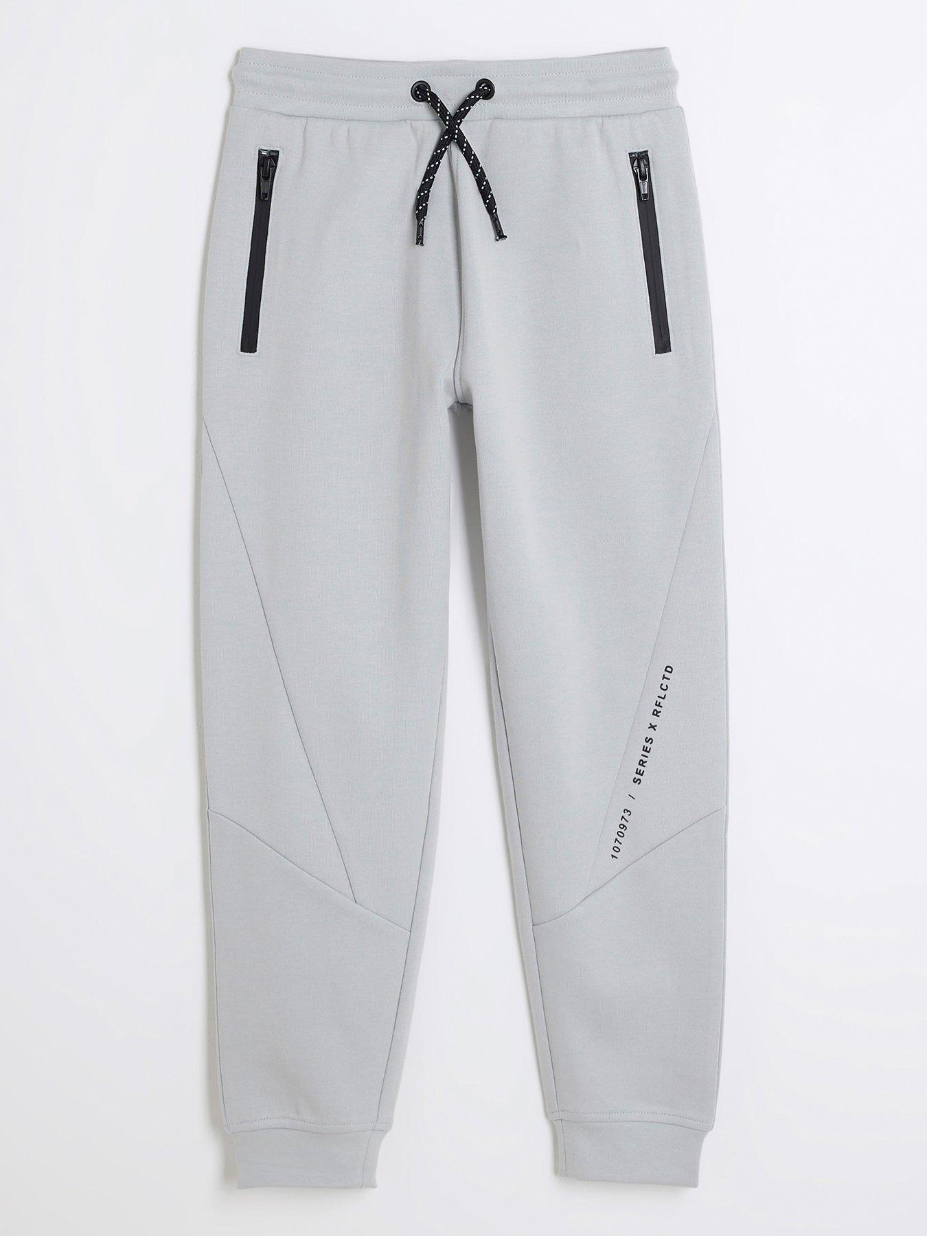 river-island-tech-jogger-grey